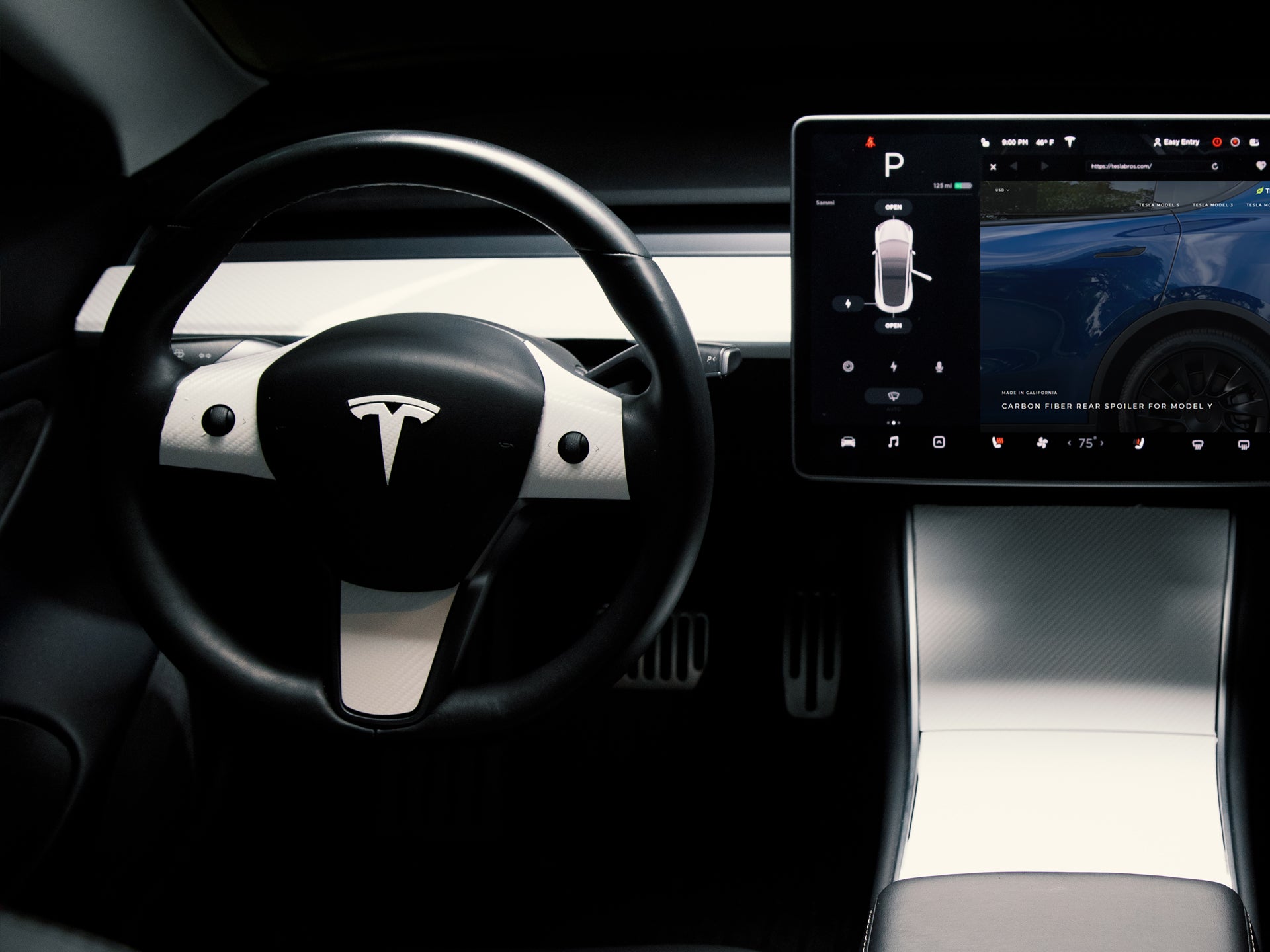 Tesla Model 3 & Y Interior Vinyl Wrap (Full Kit)