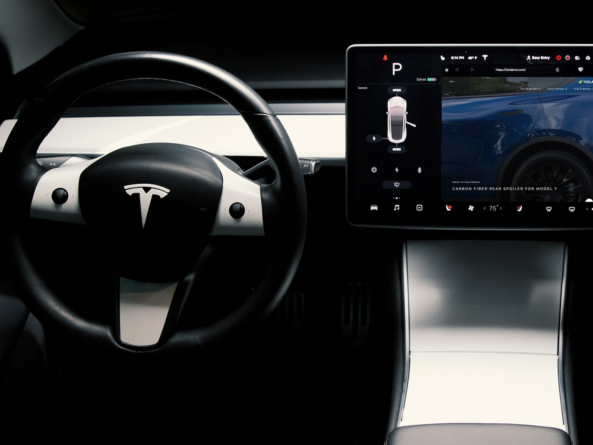Tesla Model 3 & Y Interior Vinyl Wrap (Full Kit)