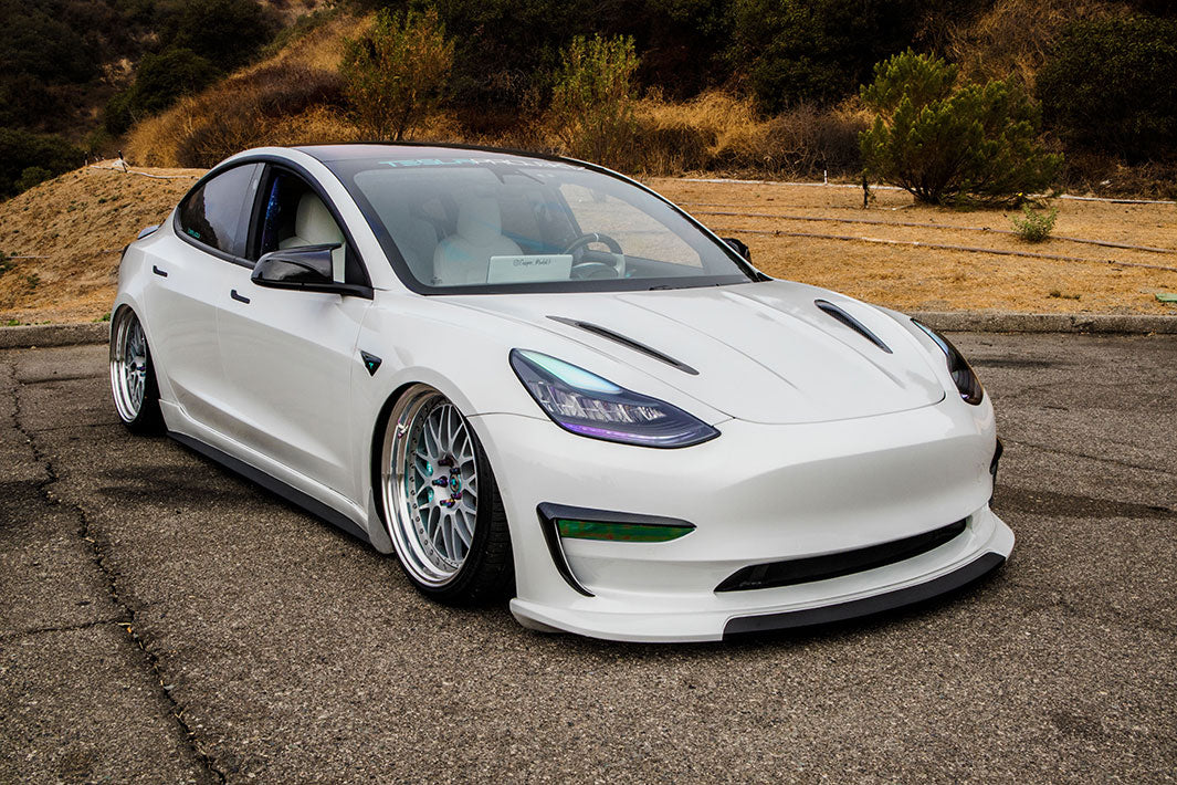 Tesla Model 3 Carbon Fiber Mirror Caps (GT Style)
