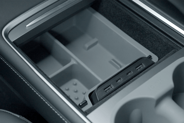 Tesla Model Y 3 Center Console Gen 2.0 Tray Organizer for USB