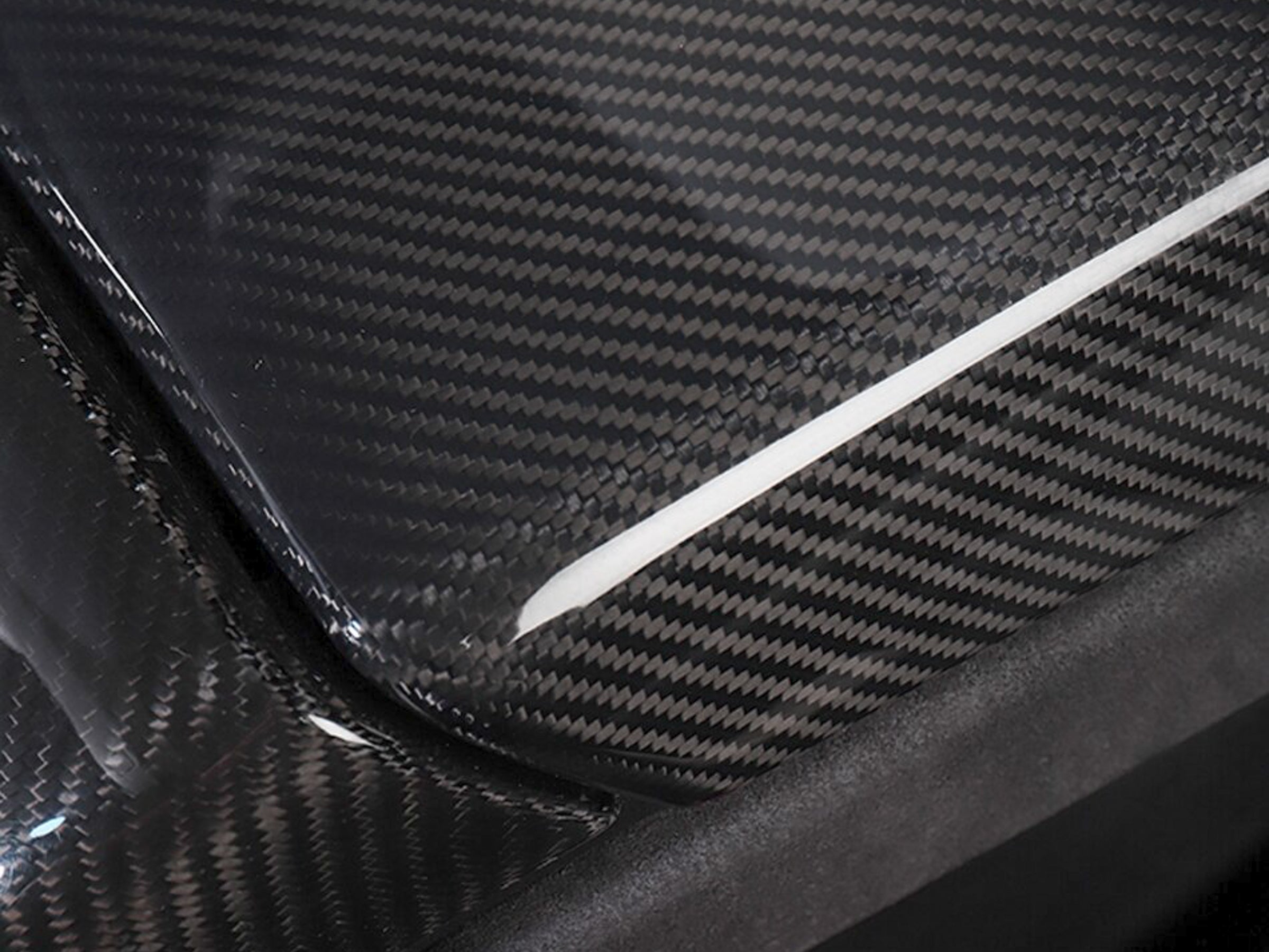 Tesla Model 3 Genuine Carbon Fiber Armrest Cover
