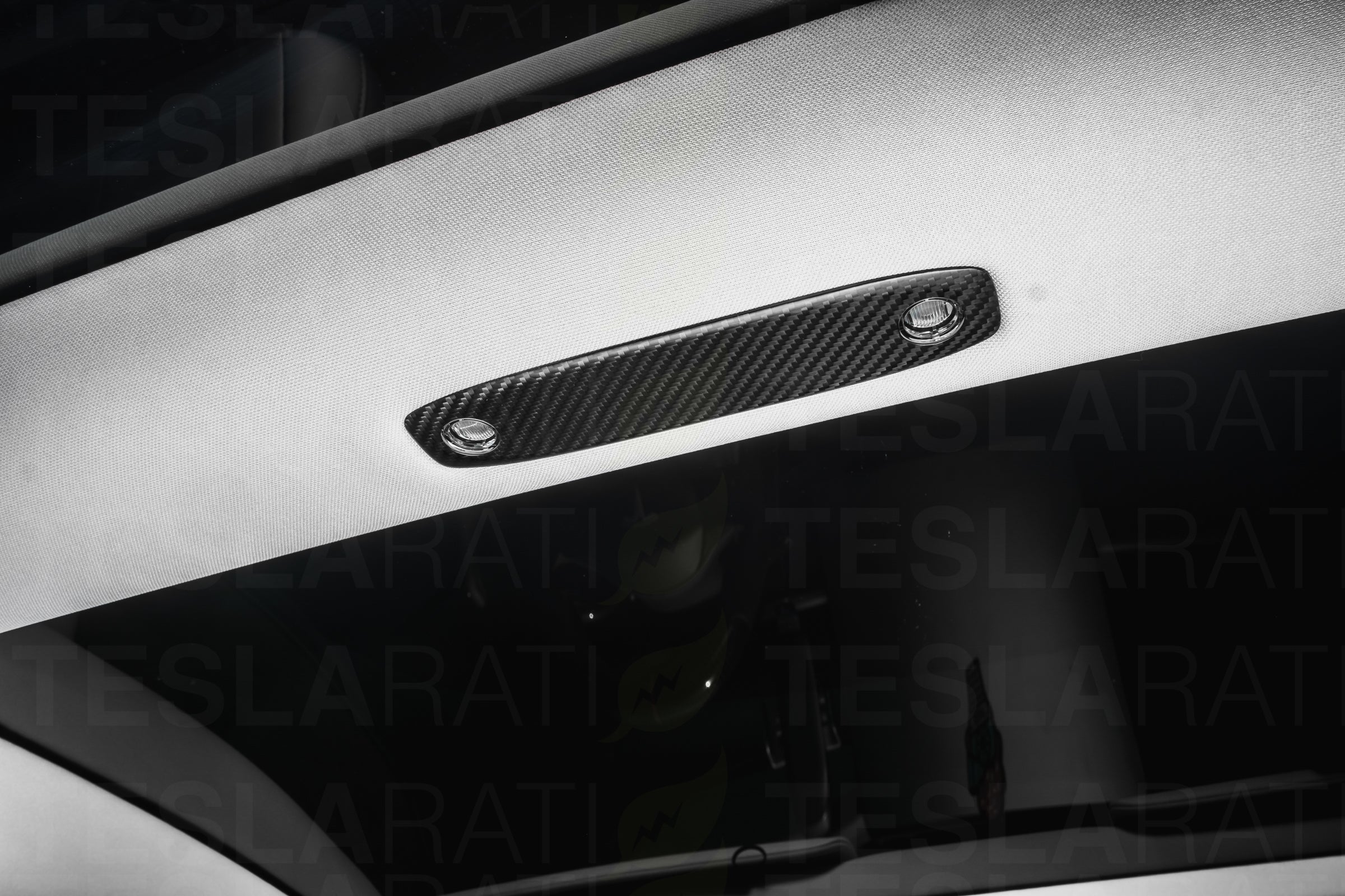 Tesla Model Y Genuine Carbon Fiber Dome Light Cover Only