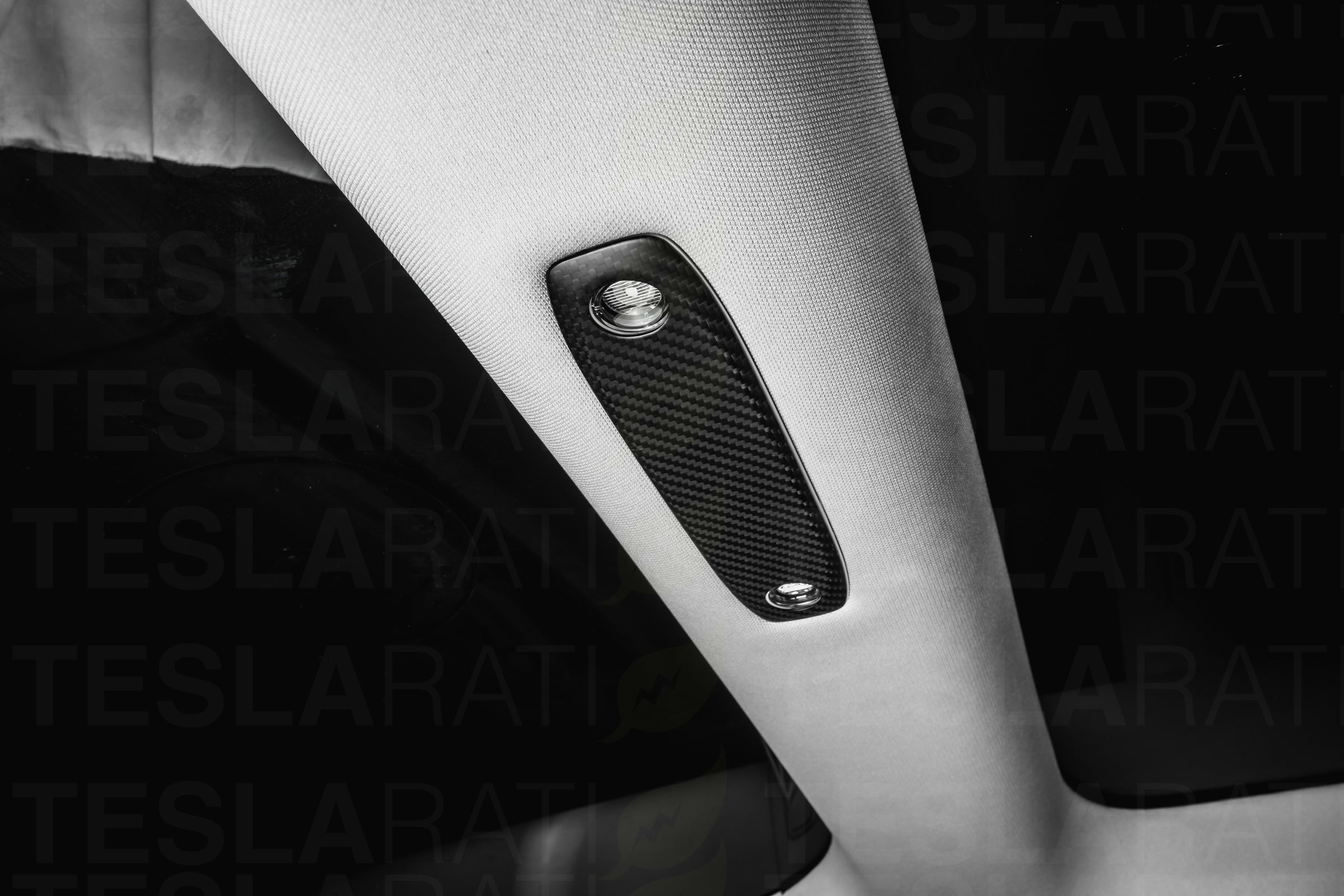 Tesla Model Y Genuine Carbon Fiber Dome Light Cover Only