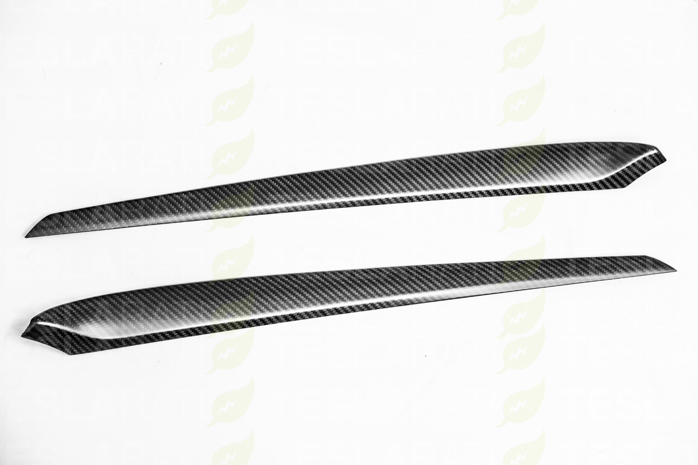 Tesla Model 3 Genuine Carbon Fiber Door Panel Trim