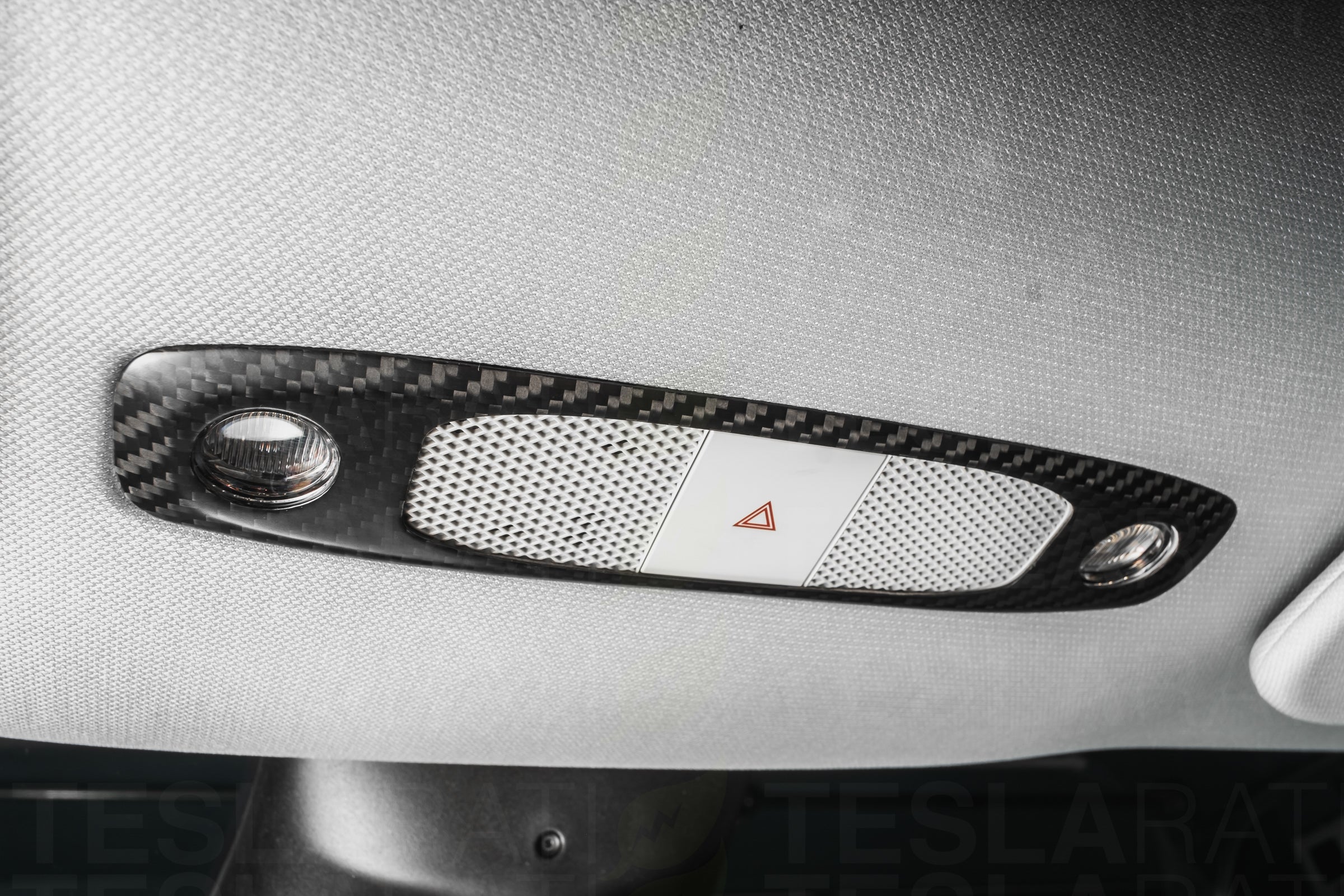 Tesla Model Y Genuine Carbon Fiber Dome Light Cover Only