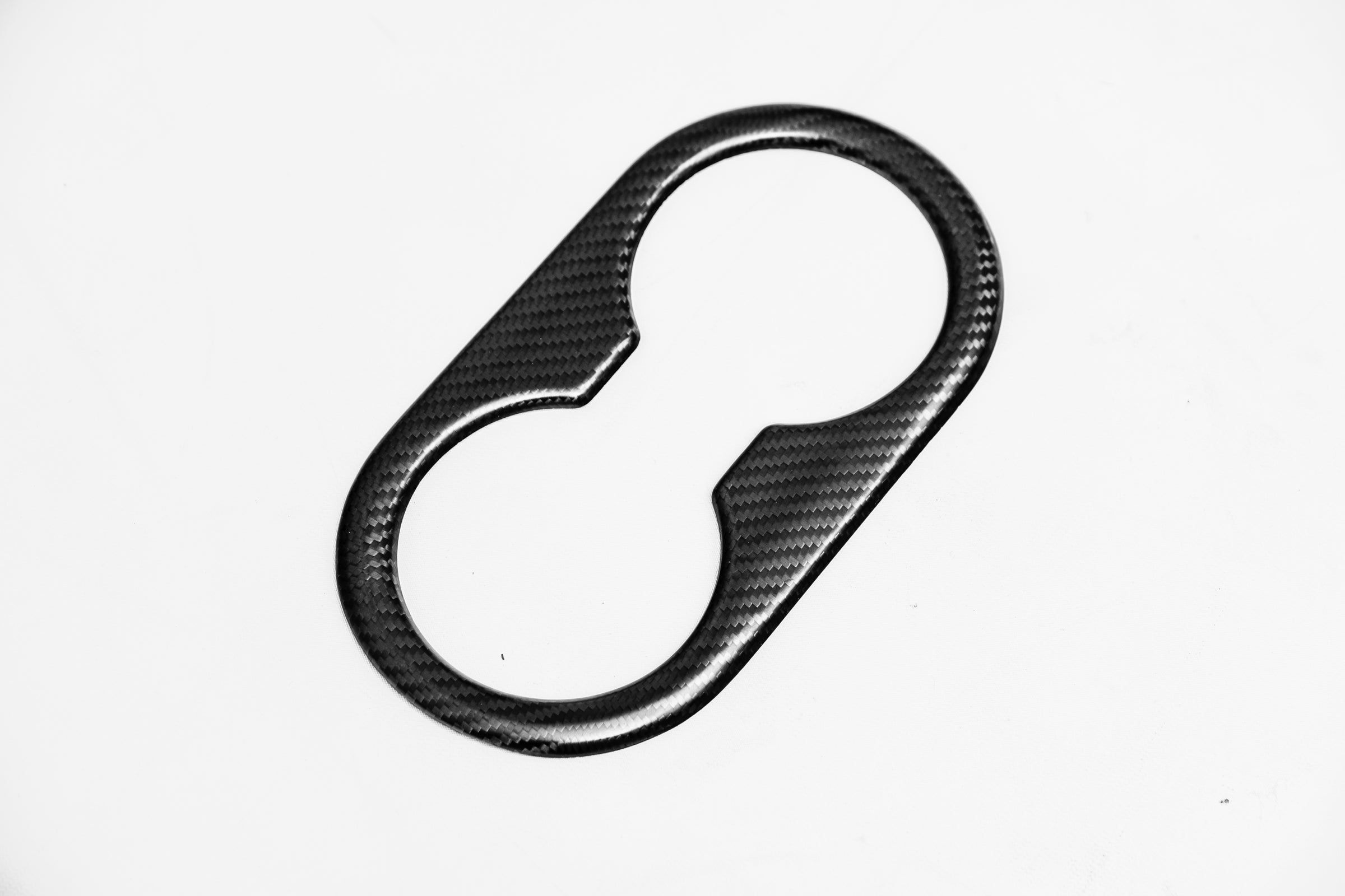 Tesla Model 3 Genuine Carbon Fiber Backseat Cup Holders Cover