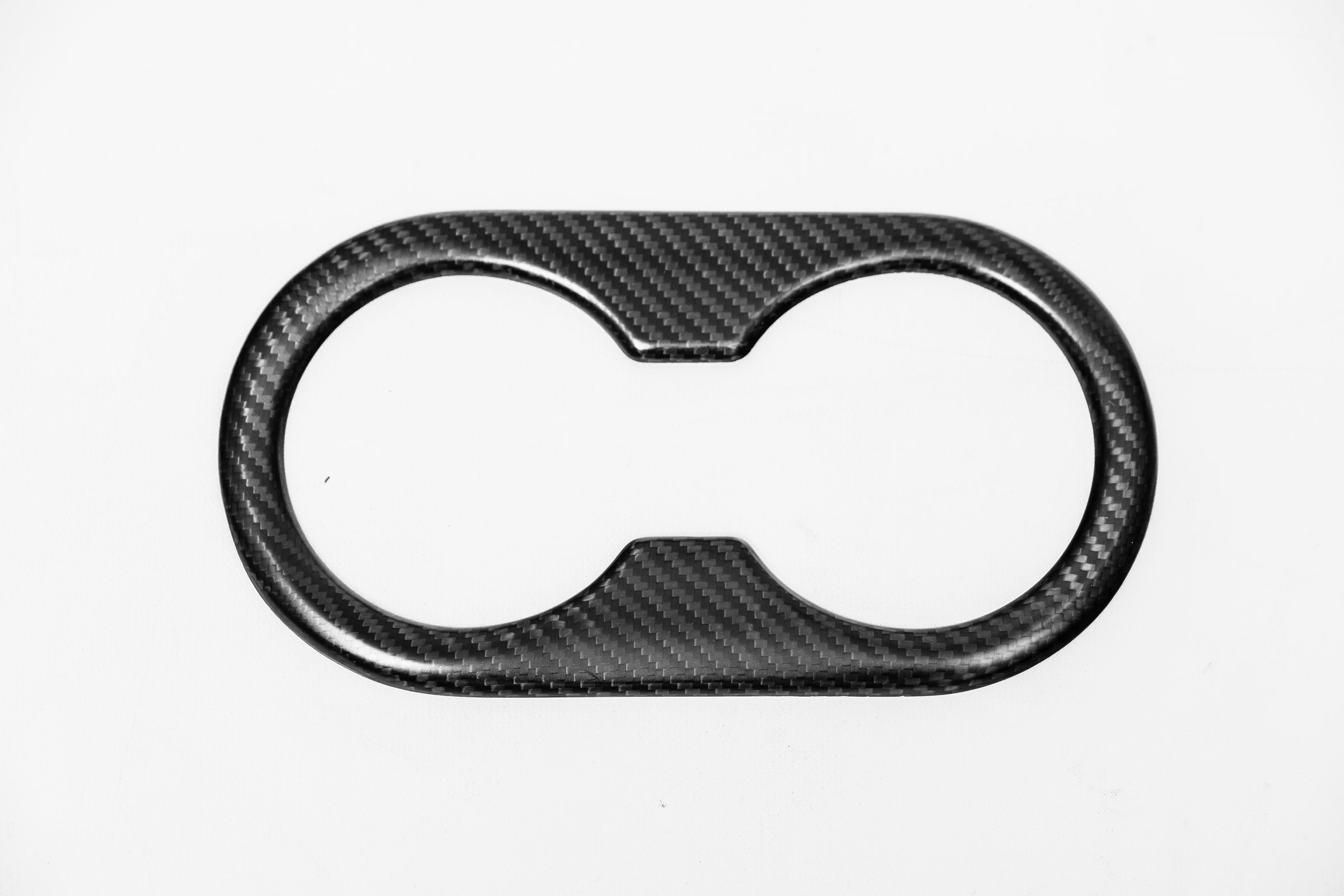 Tesla Model 3 Genuine Carbon Fiber Backseat Cup Holders Cover