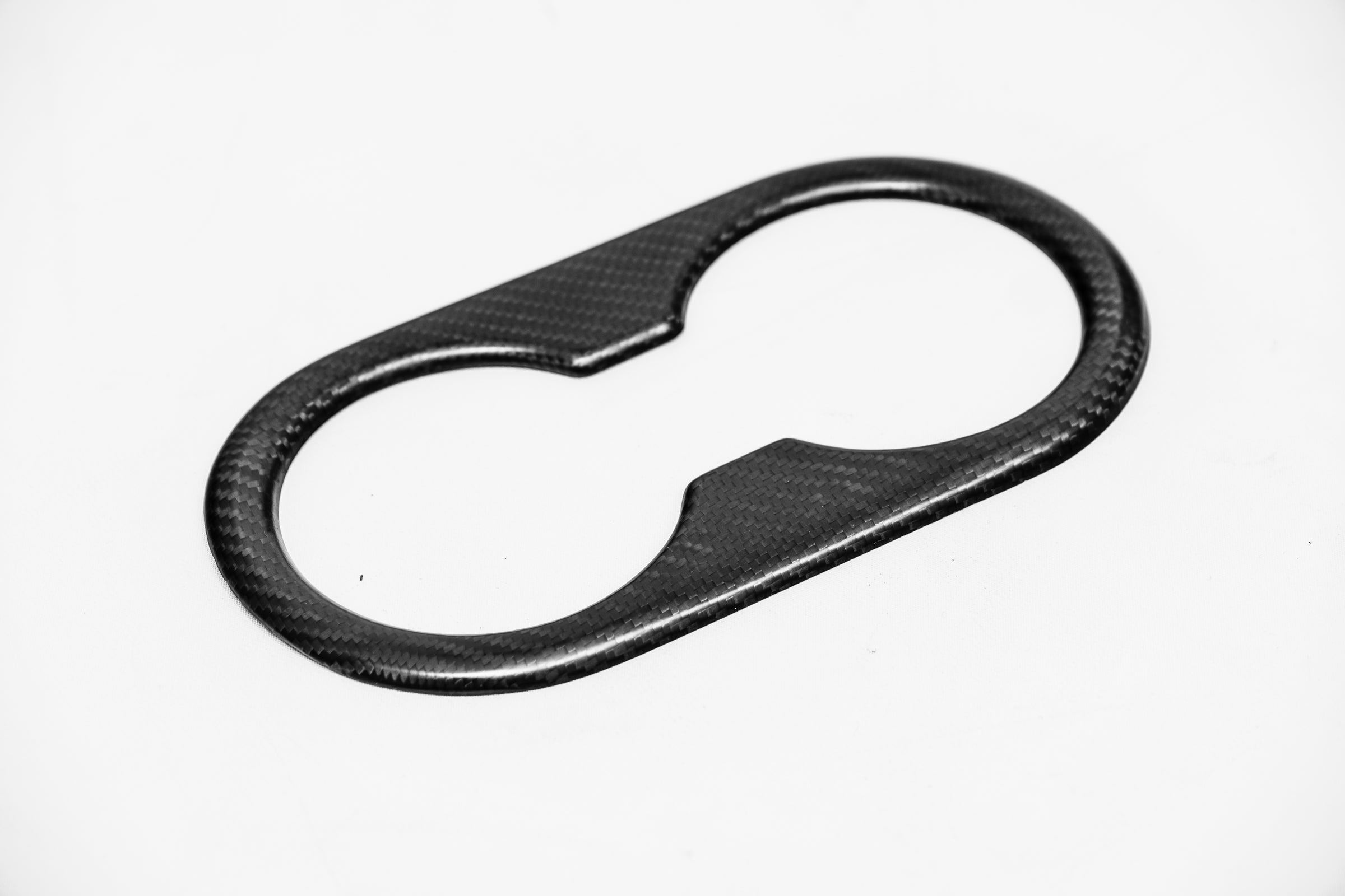 Tesla Model 3 Genuine Carbon Fiber Backseat Cup Holders Cover