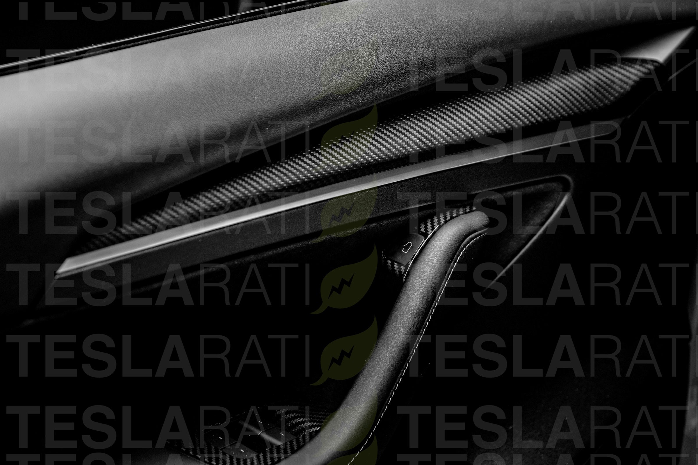 Tesla Model Y Genuine Carbon Fiber Dashboard Cover (Single Piece)
