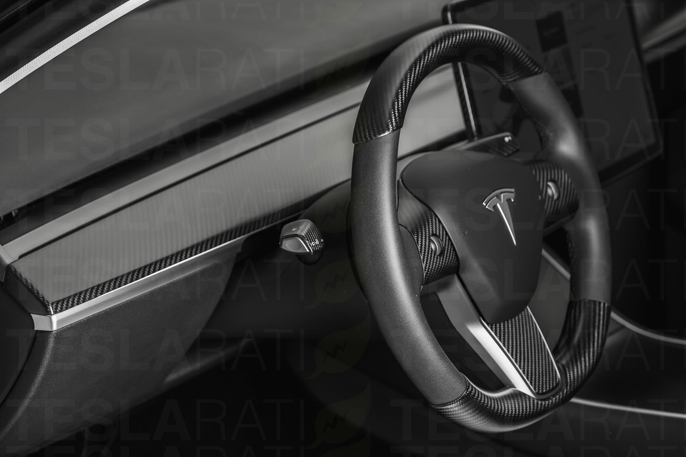 Tesla Model Y Premium Real Carbon Fiber Full Interior Bundle