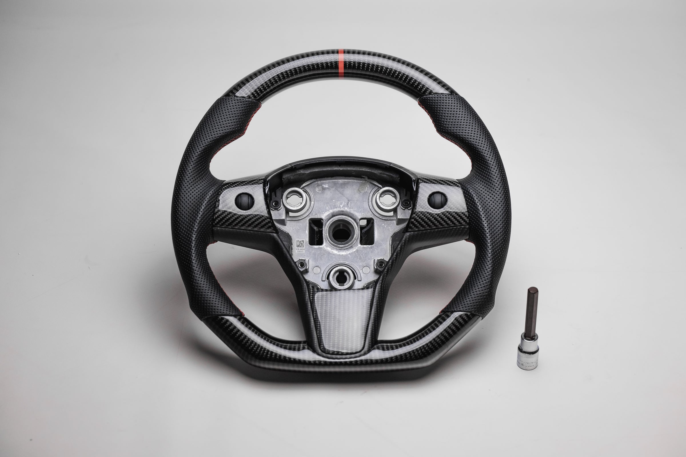 Tesla Model 3 & Y Genuine Carbon Fiber Steering Wheel