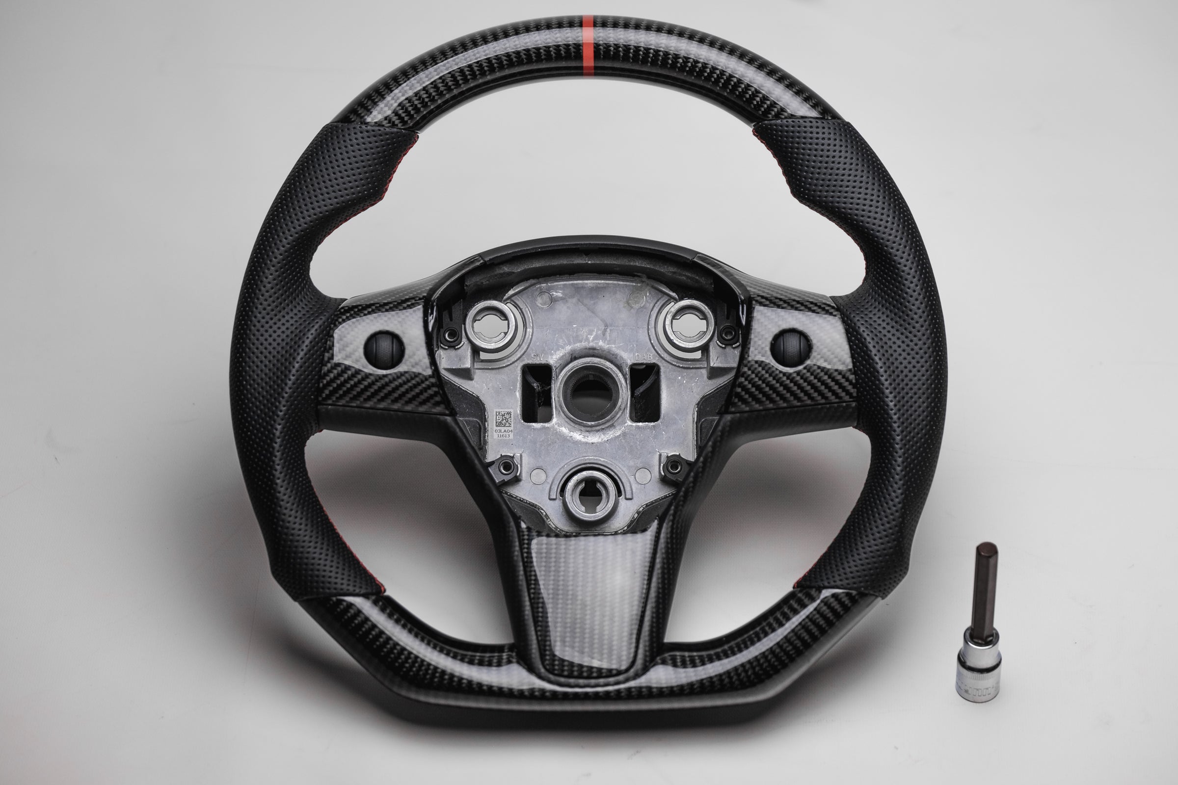 Tesla Model 3 & Y Genuine Carbon Fiber Steering Wheel