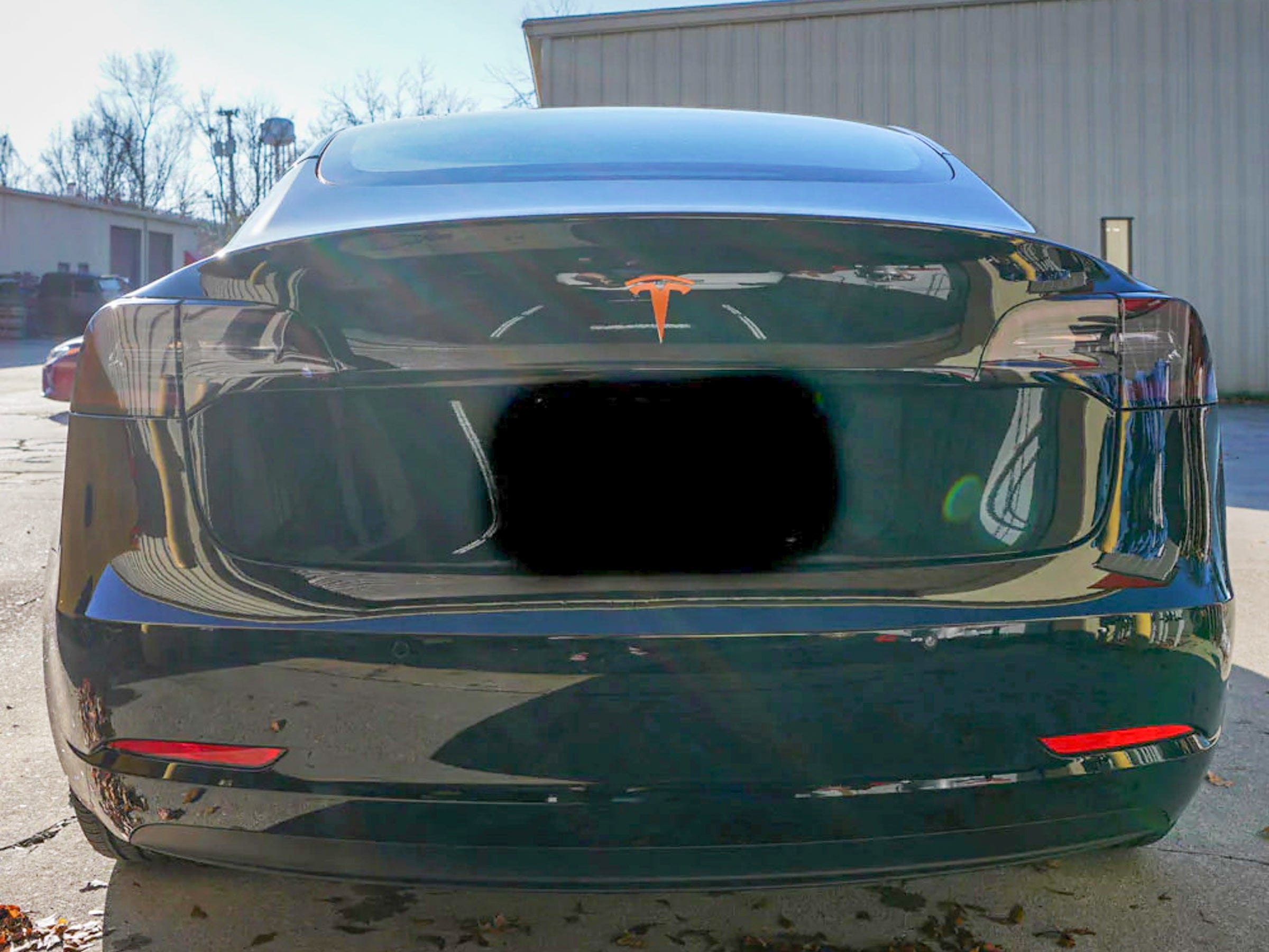 Tesla Model Y PPF Tinted Taillight Protection