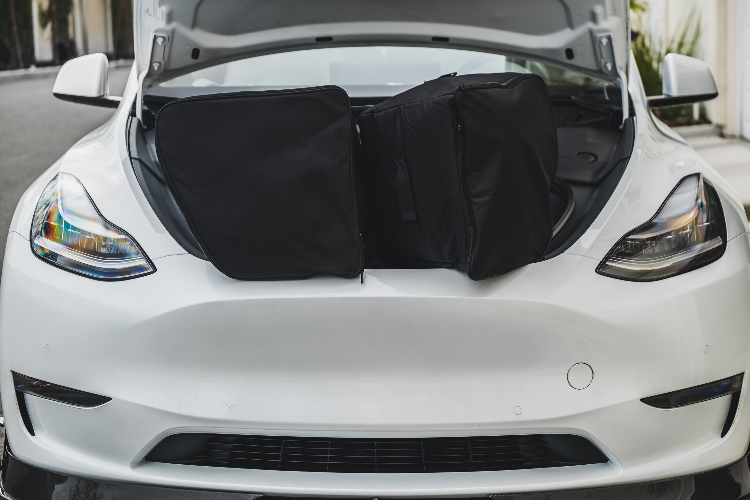 Tesla Model Y Custom-Fit Frunk Luggage Bag Set (Set of 2 for Front Trunk)