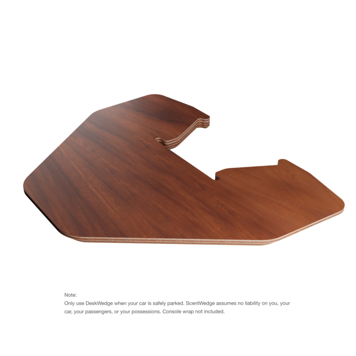 Tesla 'DeskWedge' Steering Wheel Desk (Real Wood)