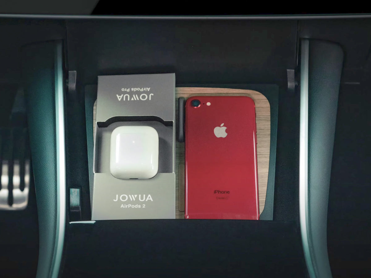 Tesla Model and Y Wireless Charger with Dashcam and Sentry Mode Support