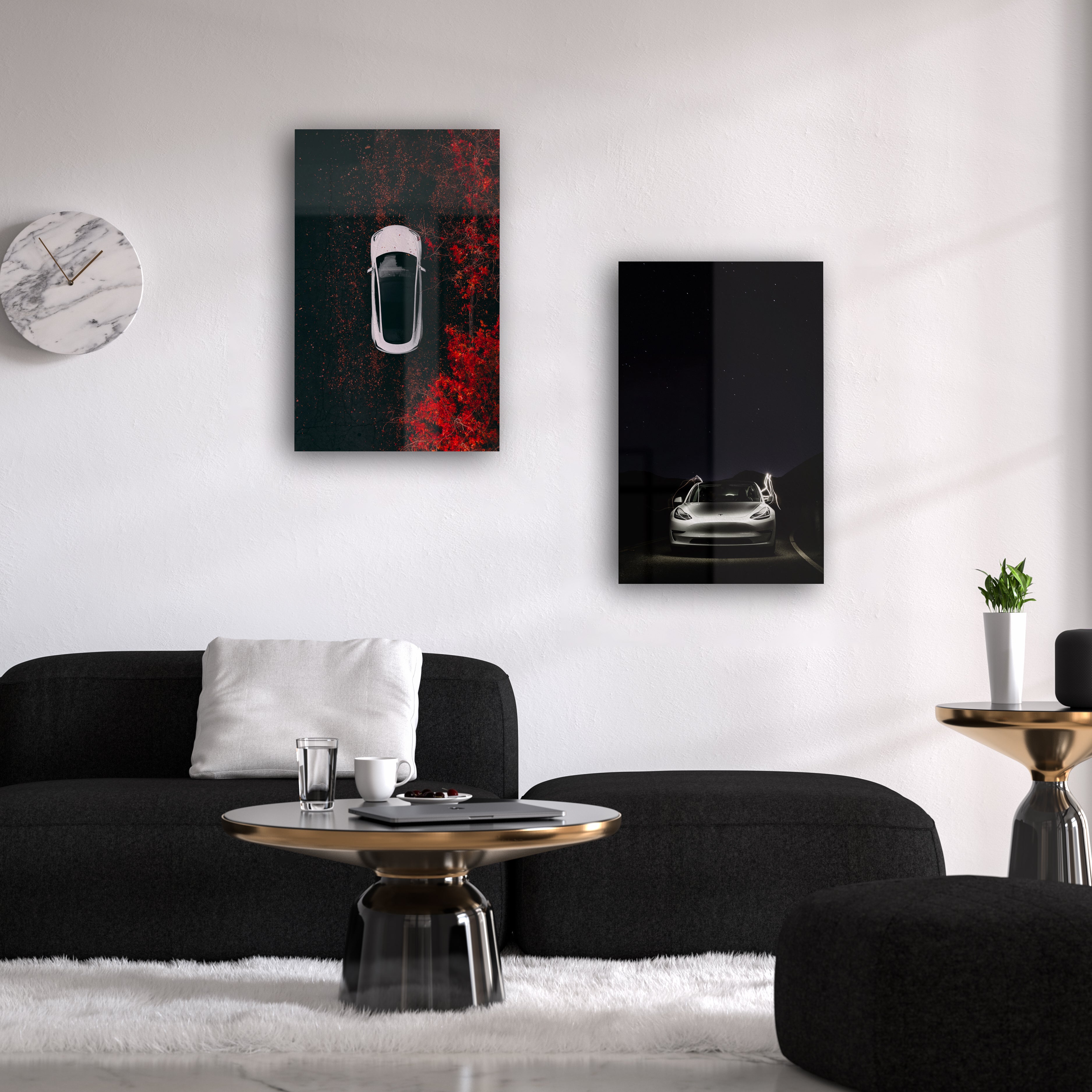 Tesla Model 3 Exclusive Prints Collection (Set of 2)