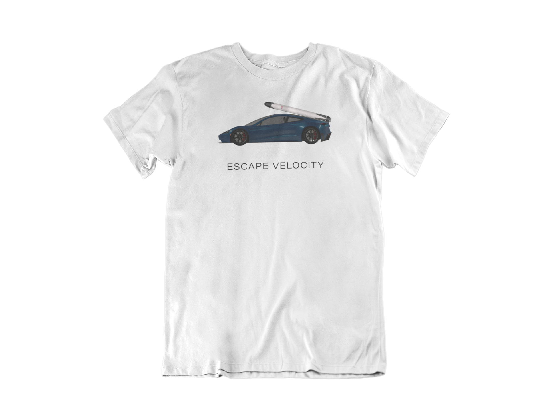 "Escape Velocity" Premium Tee (Blue Roadster)