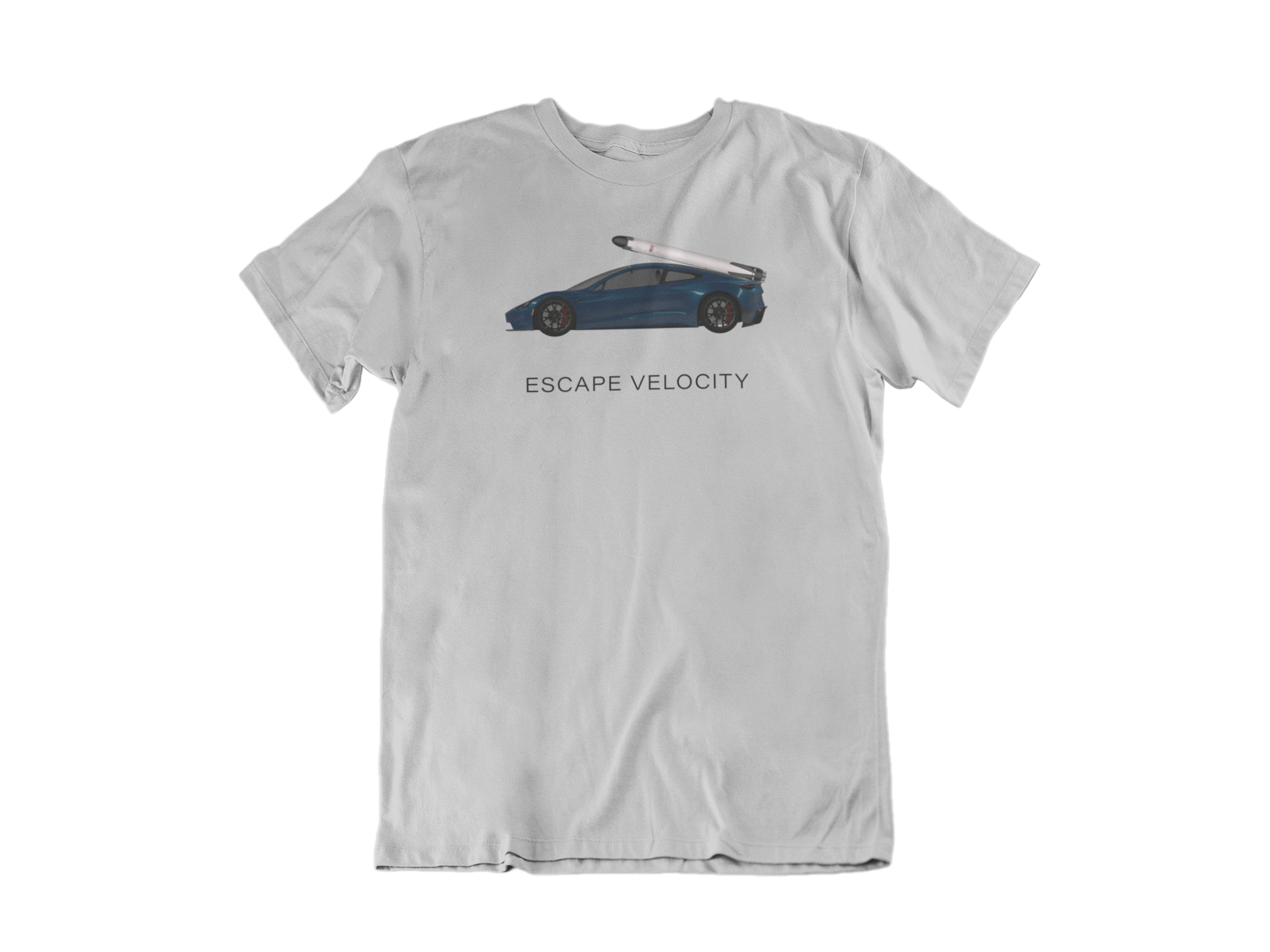 "Escape Velocity" Premium Tee (Blue Roadster)