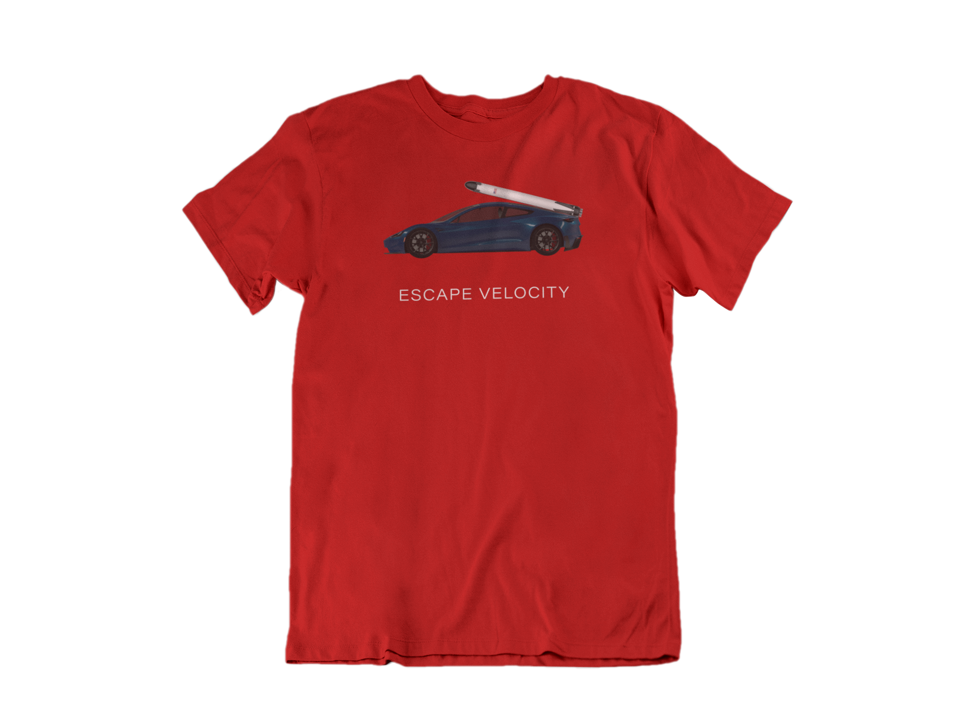 "Escape Velocity" Premium Tee (Blue Roadster)