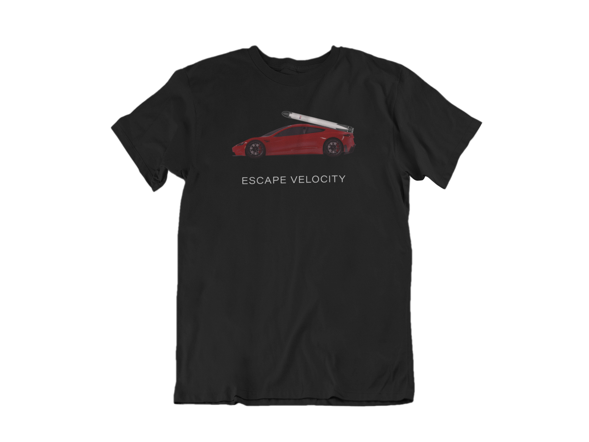 "Escape Velocity" Premium Tee (Red Roadster)