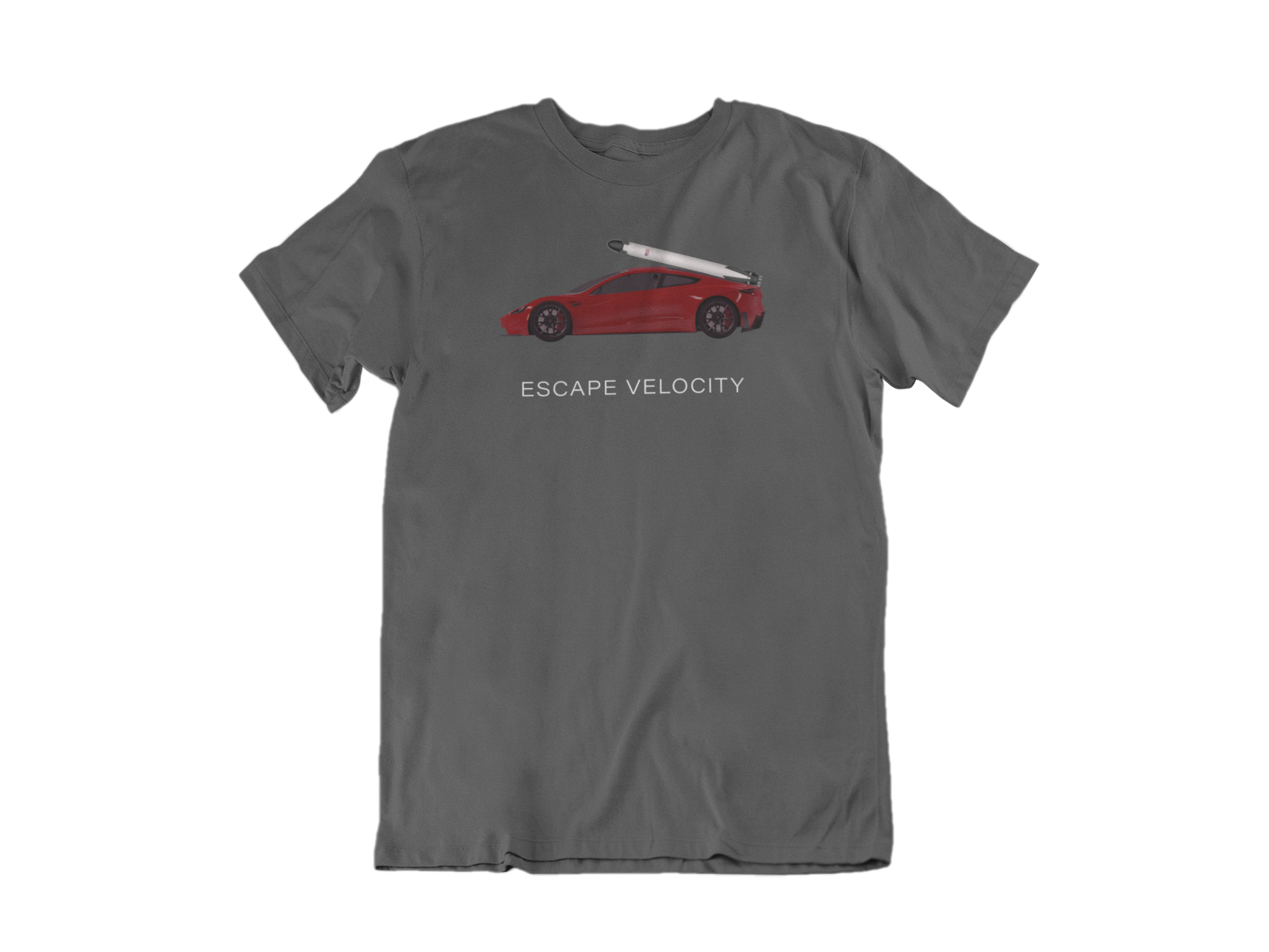 "Escape Velocity" Premium Tee (Red Roadster)