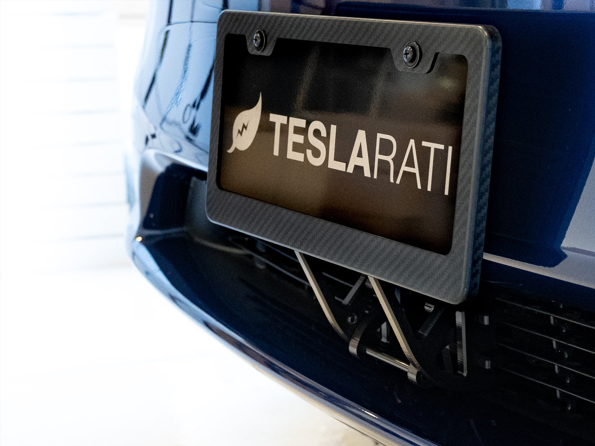 Tesla Model Y Front License Plate Mount - "Quick Bandit"