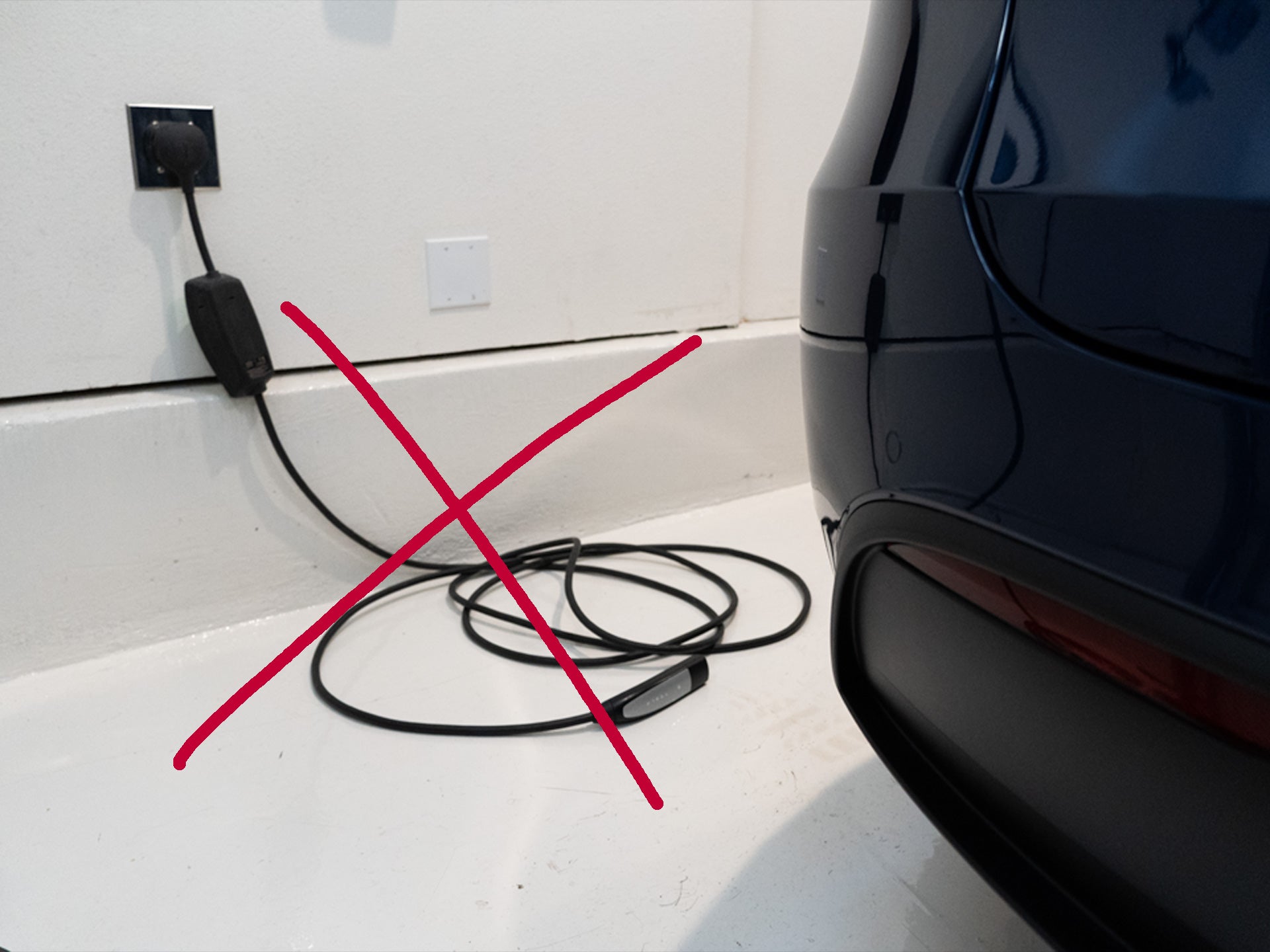 Tesla Charger Cable Organizer & Holder for Model S 3 X Y Cybertruck