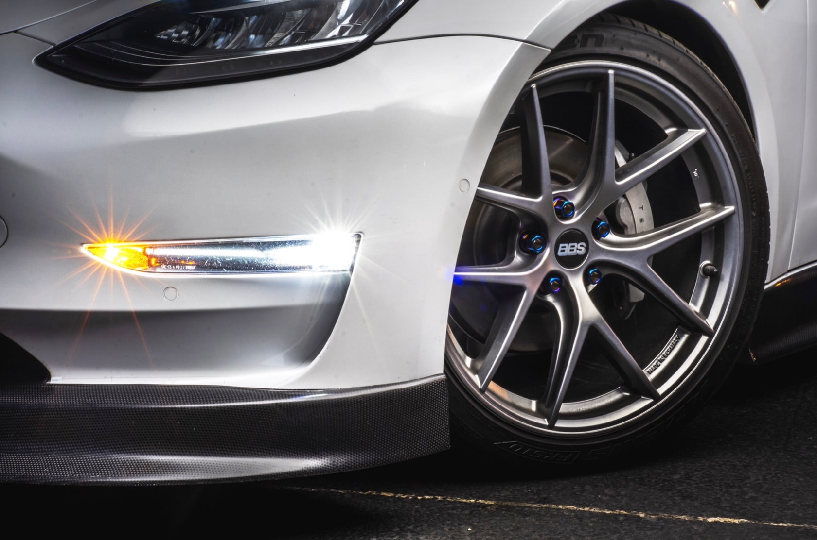 Ultra-light Titanium Lug Nuts for Tesla Model S, 3, X, Y (Full Set of 20)