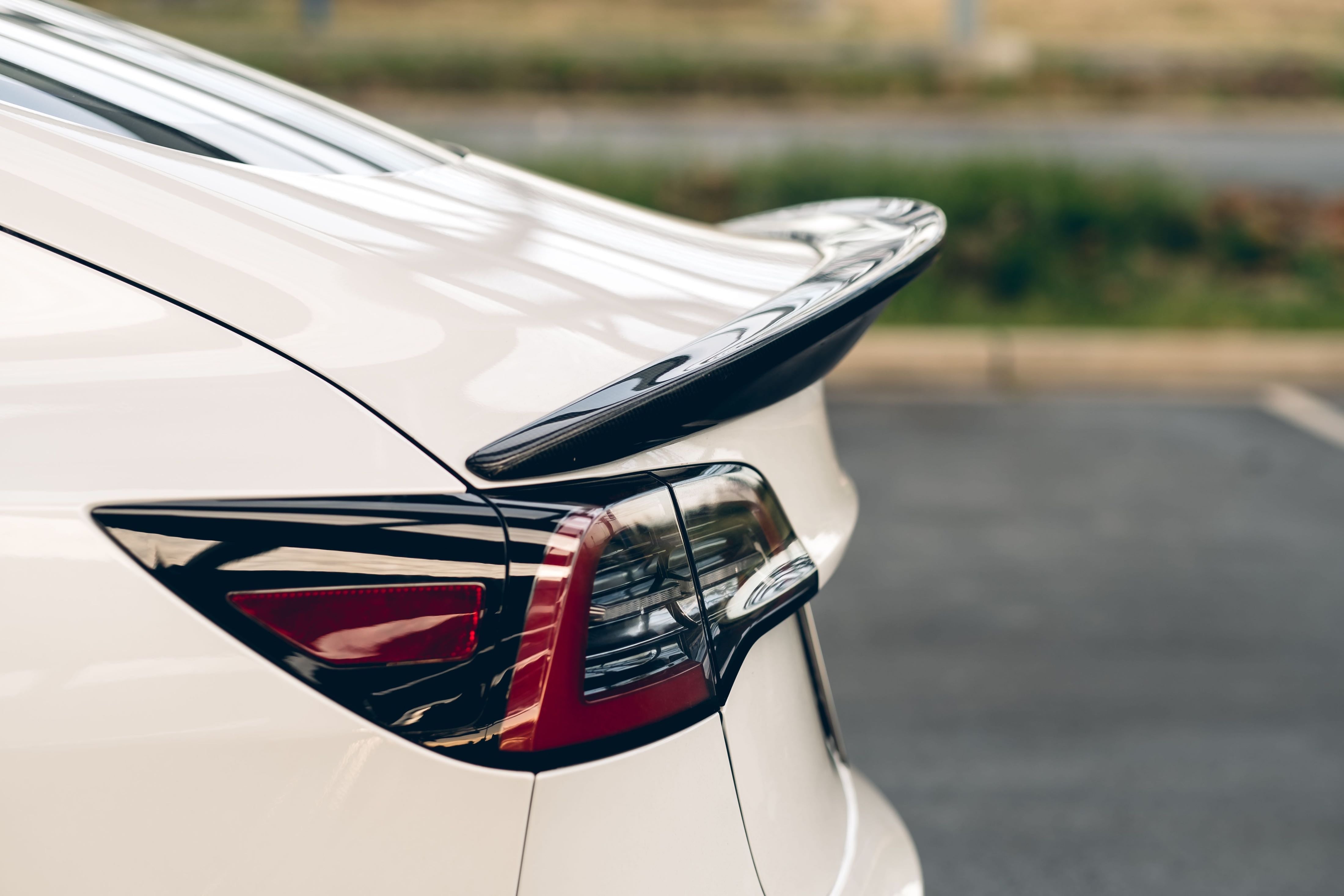 Tesla Model 3 Carbon Fiber Rear Spoiler (Laguna Seca Edition)