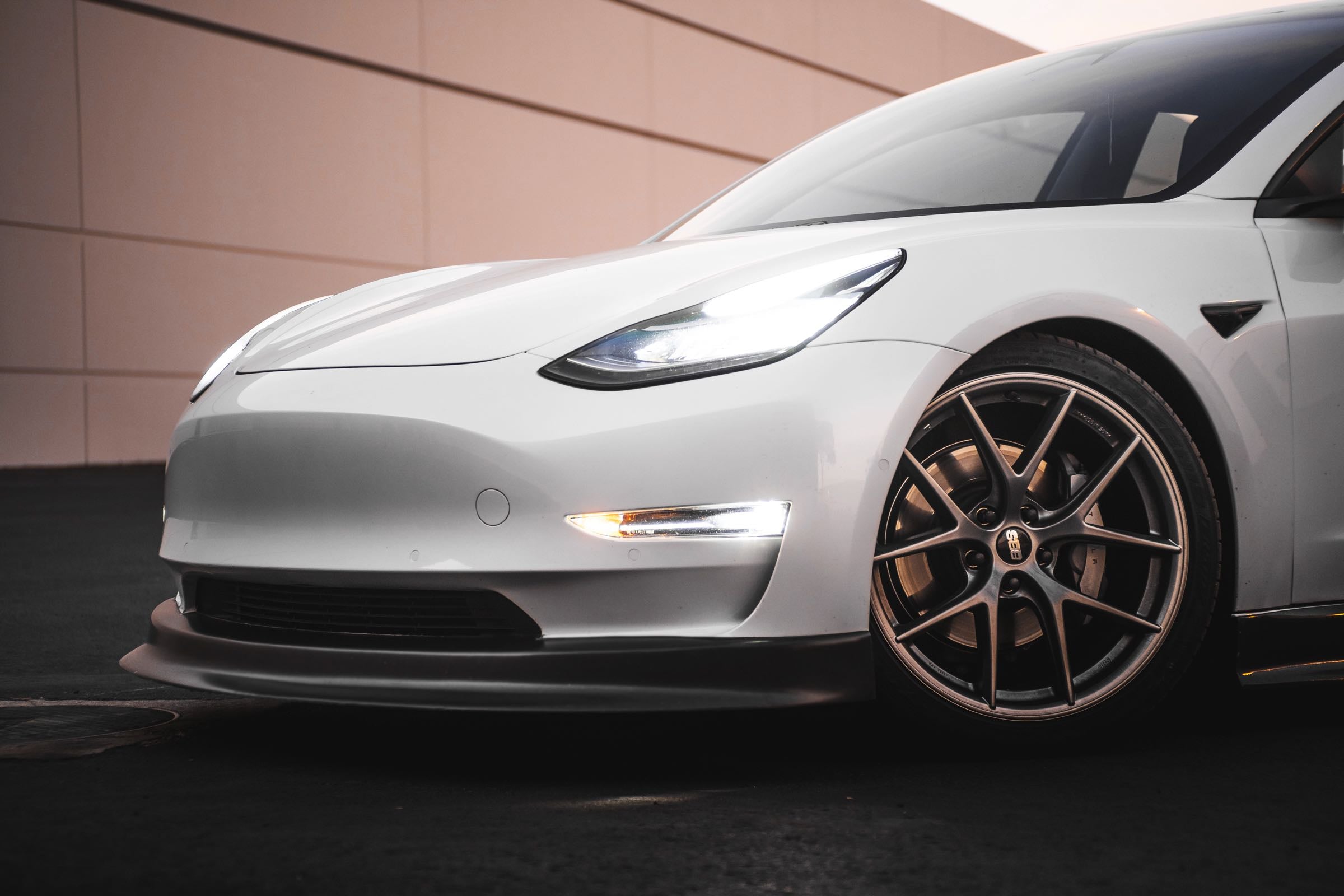 Tesla Model 3 Carbon Fiber Front Spoiler (Laguna Seca Edition)