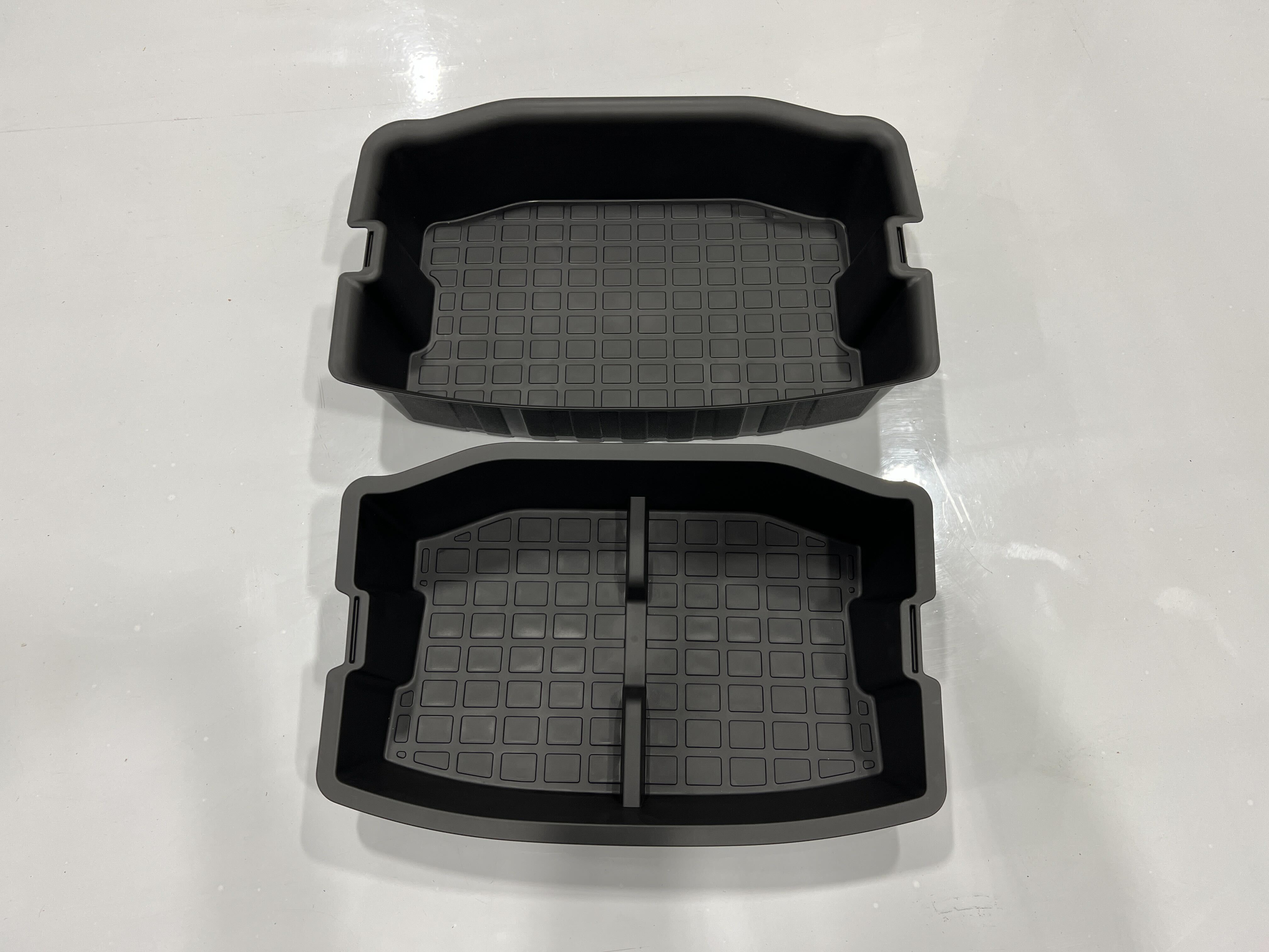 Tesla Model 3 Custom Fit Trunk Organizer (Upper + Lower Set)