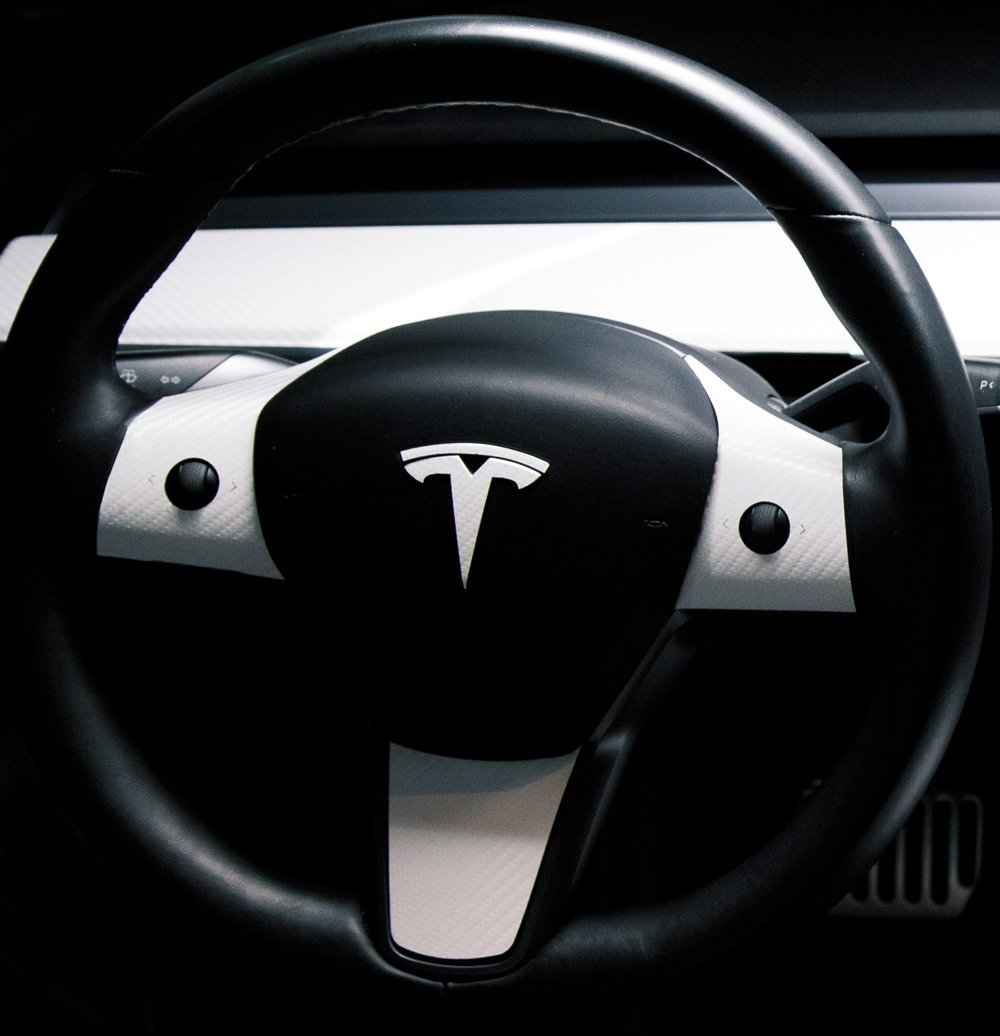 Tesla Model Y Steering Wheel Wrap