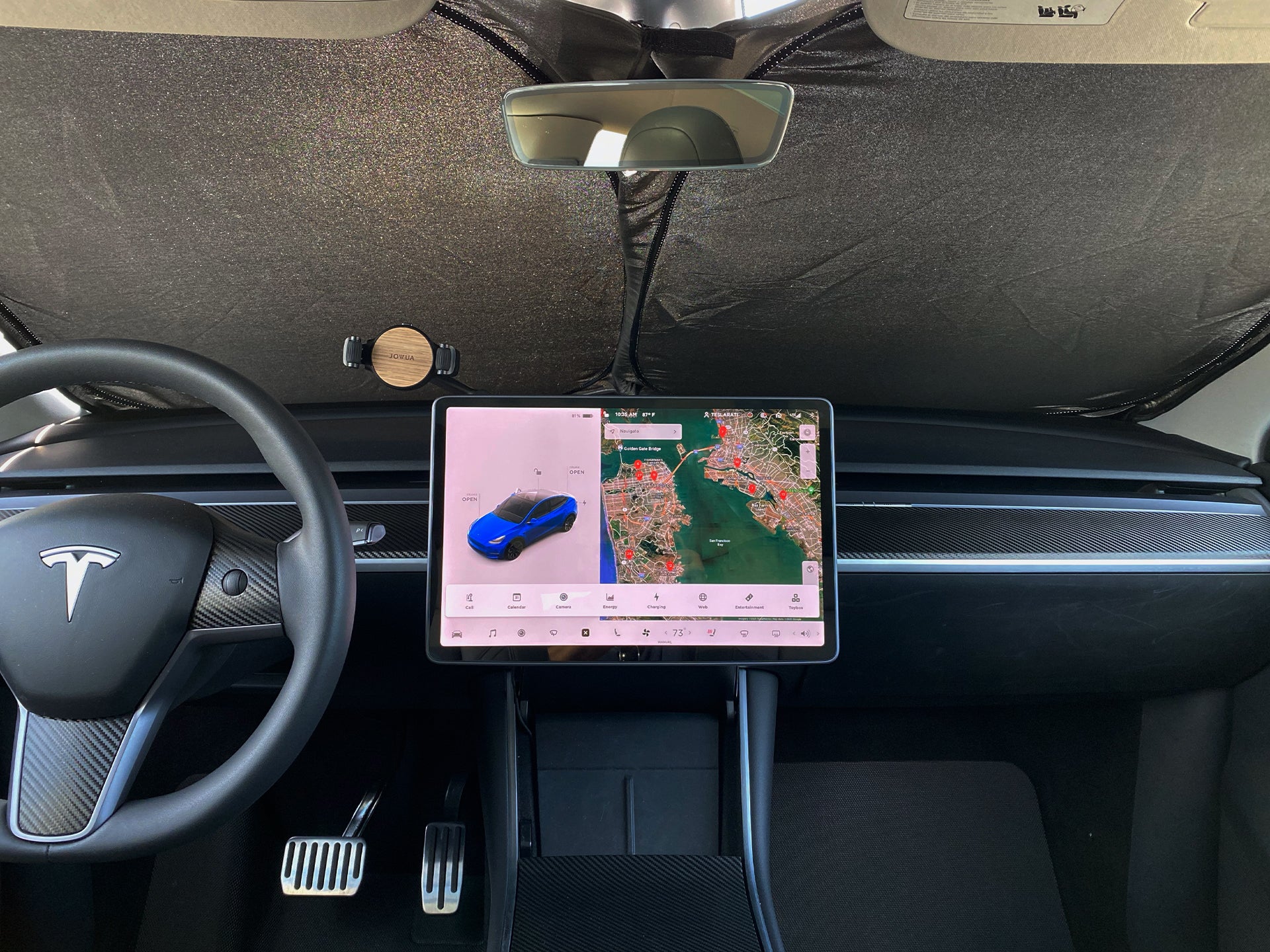 Tesla Model Y & Model 3 Windshield Sunshade