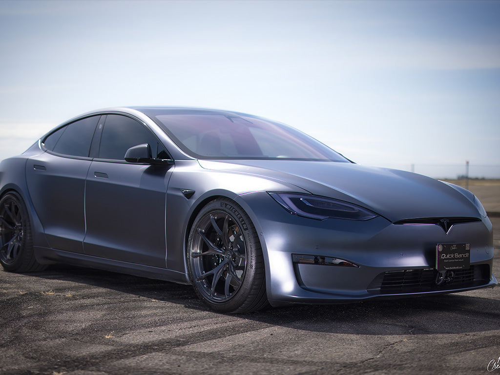 Tesla Model S Front License Plate Mount - "Quick Bandit"