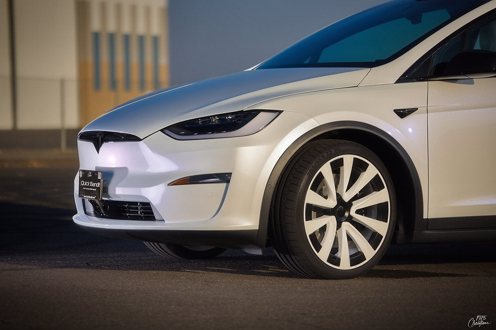 Tesla Model X Front License Plate Mount - "Quick Bandit"