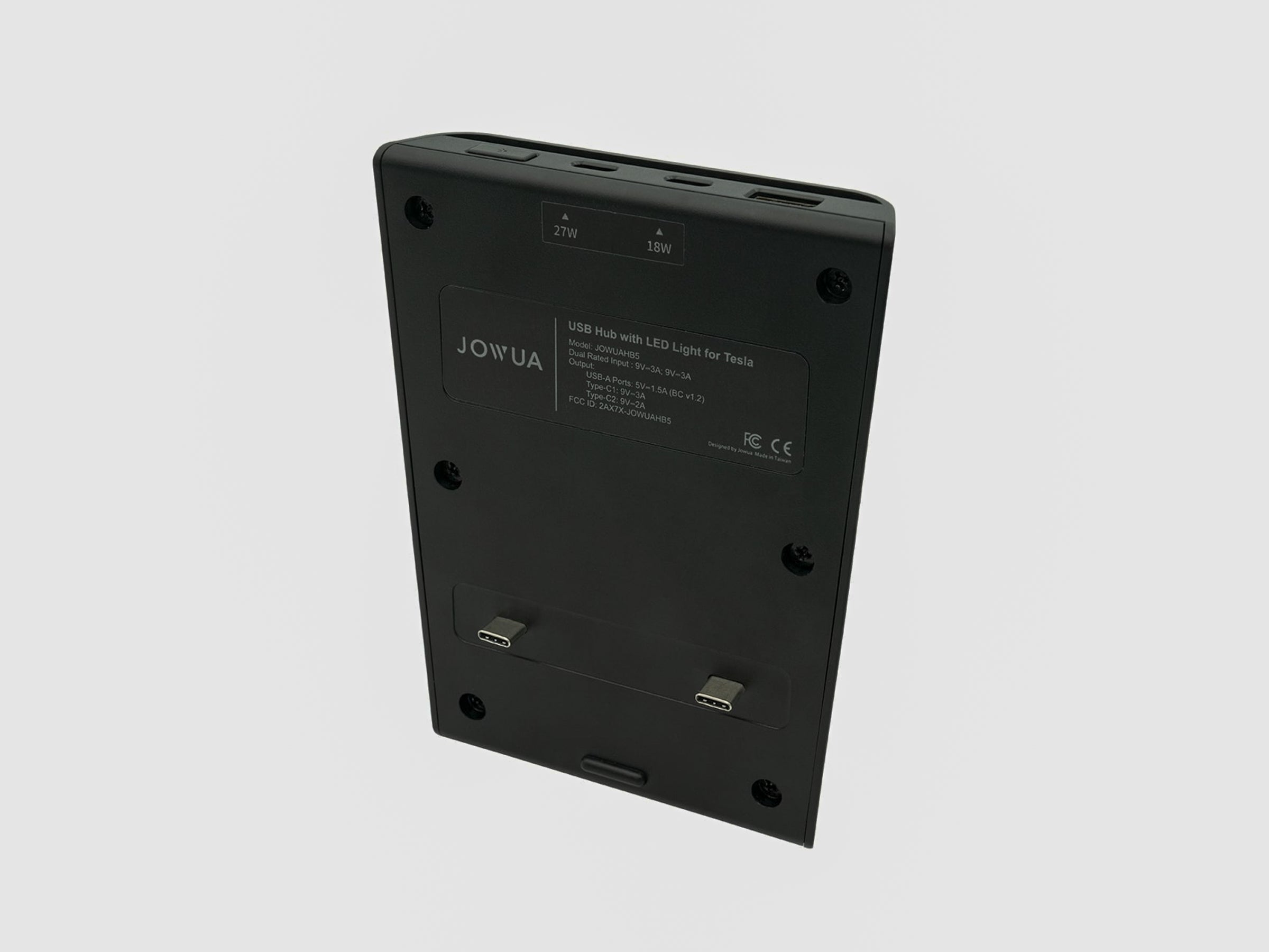 Tesla Model Y & 3 USB Hub with LED (2023-2022)