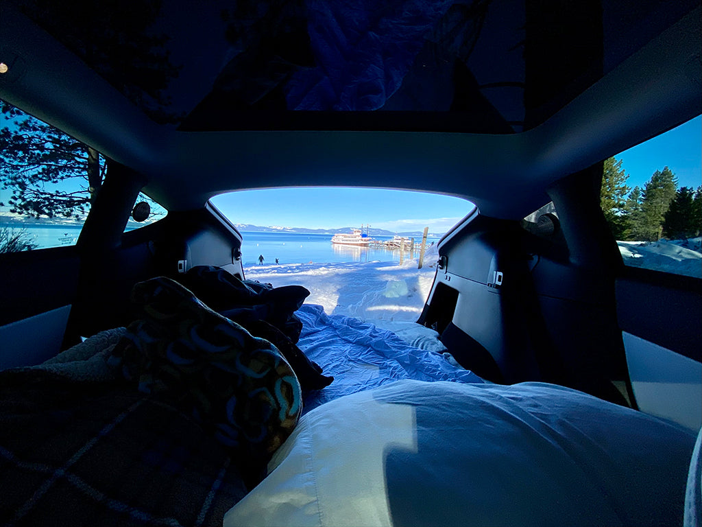 Tesla Camping Bed & Mattress for Model Y (Portable, Easy Stow)