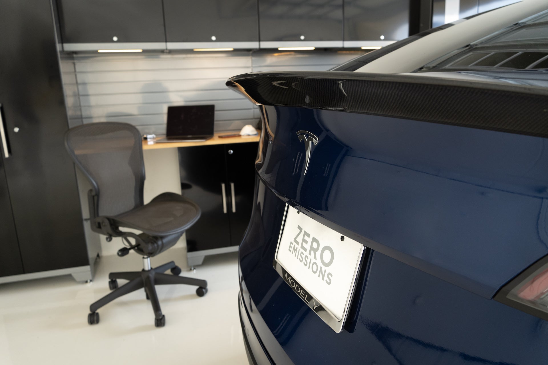 Tesla Model Y Carbon Fiber Performance Rear Spoiler