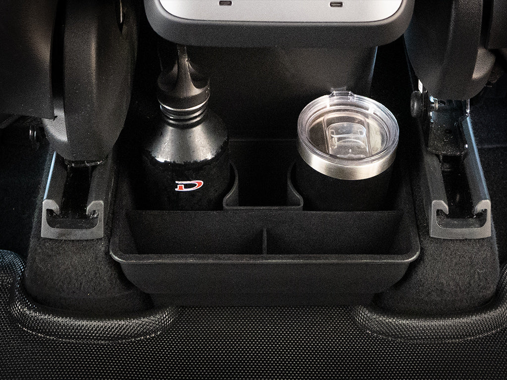 Tesla Model Y Rear Seat Storage Organizer with Removable Trash Bin