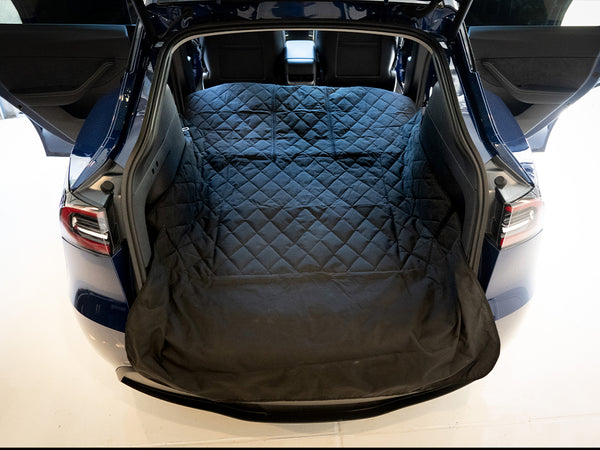 Tesla Model Y Pet Cover Rear Cargo Liner (Full Seatback Coverage) –  TESLARATI Marketplace