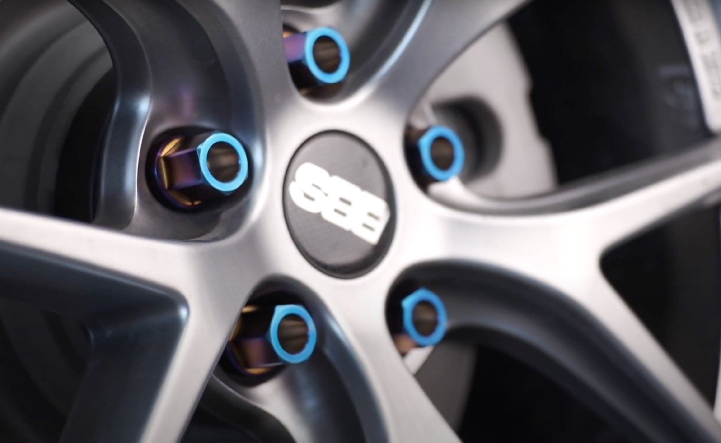 Ultra-light Titanium Lug Nuts for Tesla Model S, 3, X, Y (Full Set of 20)