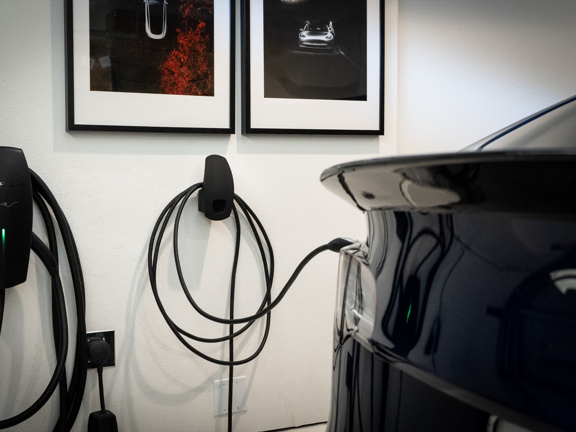Tesla Charger Cable Organizer & Holder for Model S 3 X Y Cybertruck