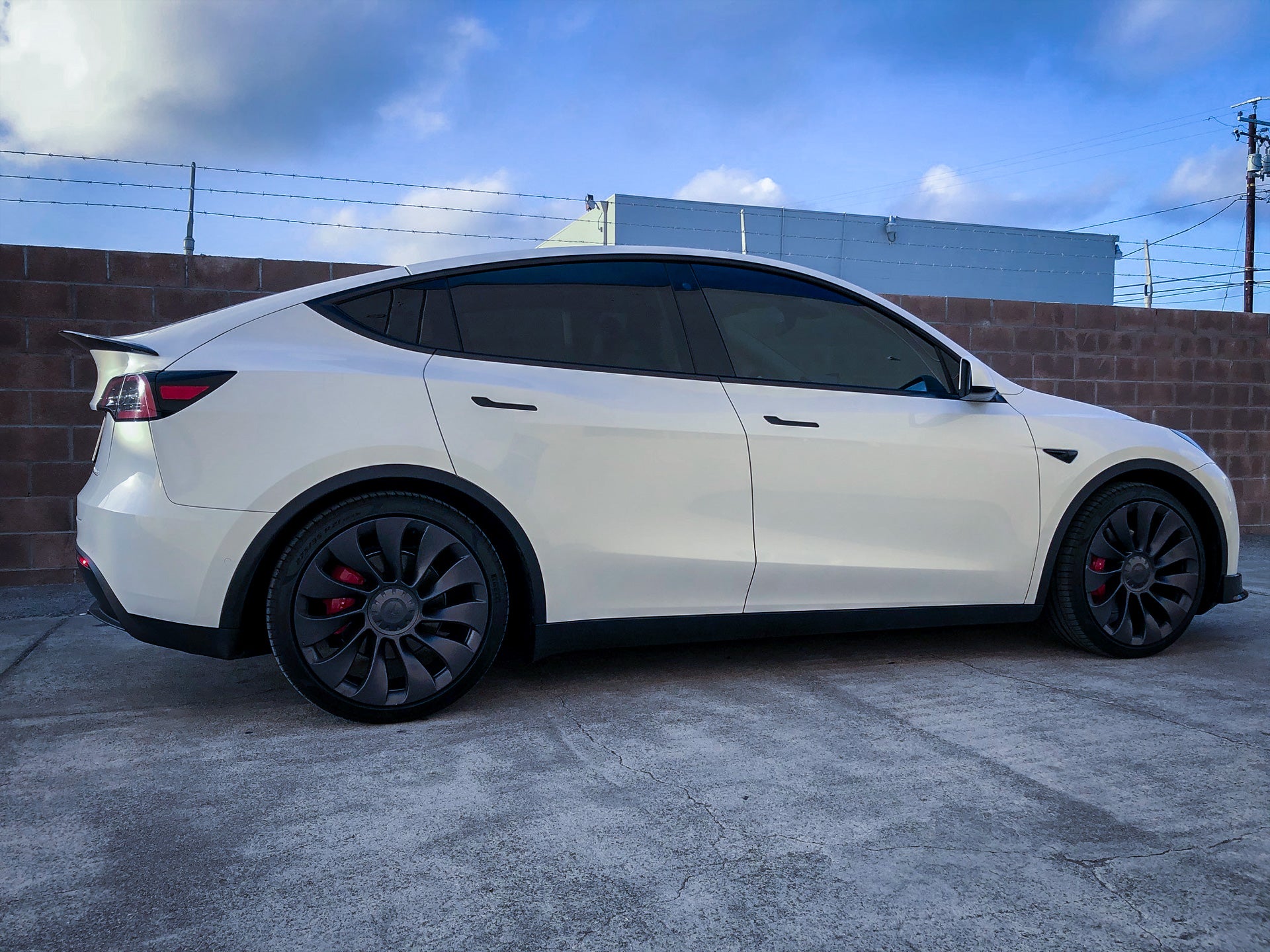 Tesla Model Y Carbon Fiber Front Spoiler