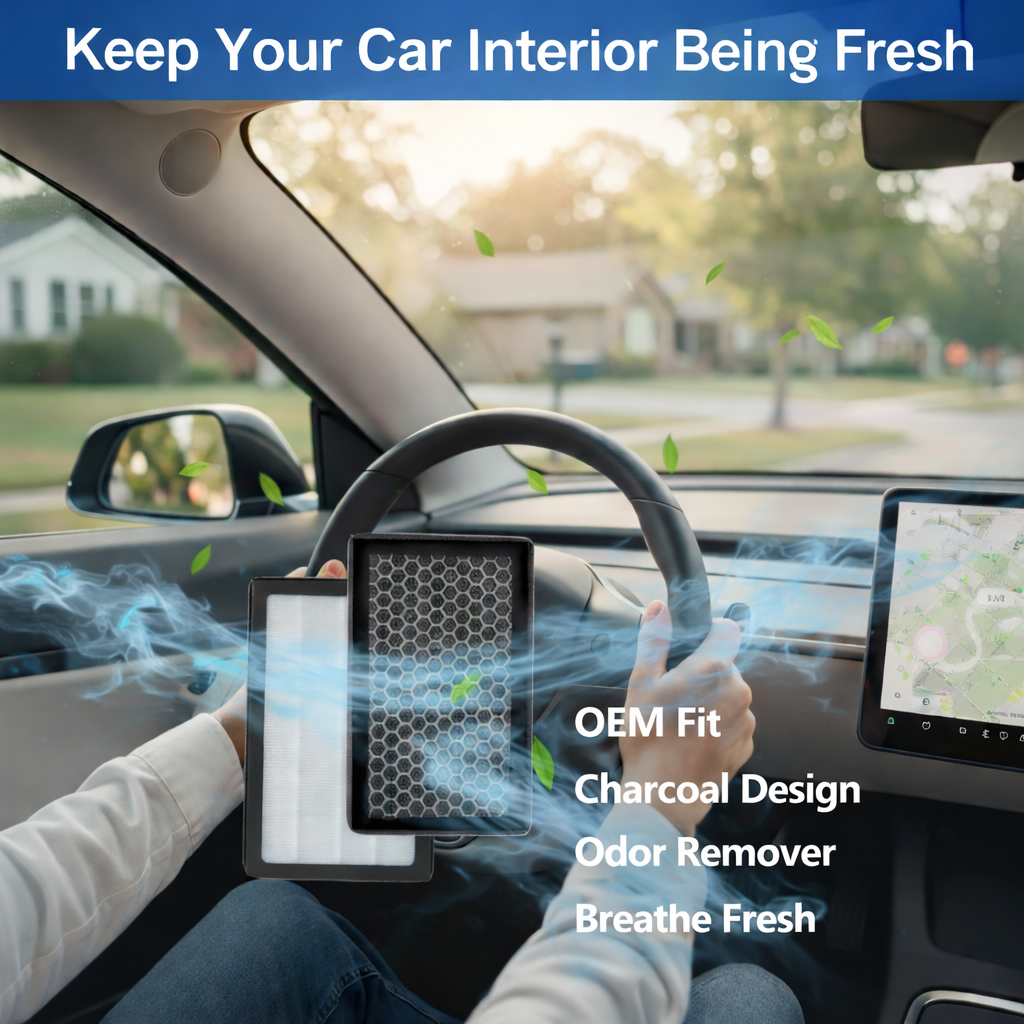 Breathe Cleaner in Your Tesla: HEPA Cabin Air Filter for Model 3 & Y