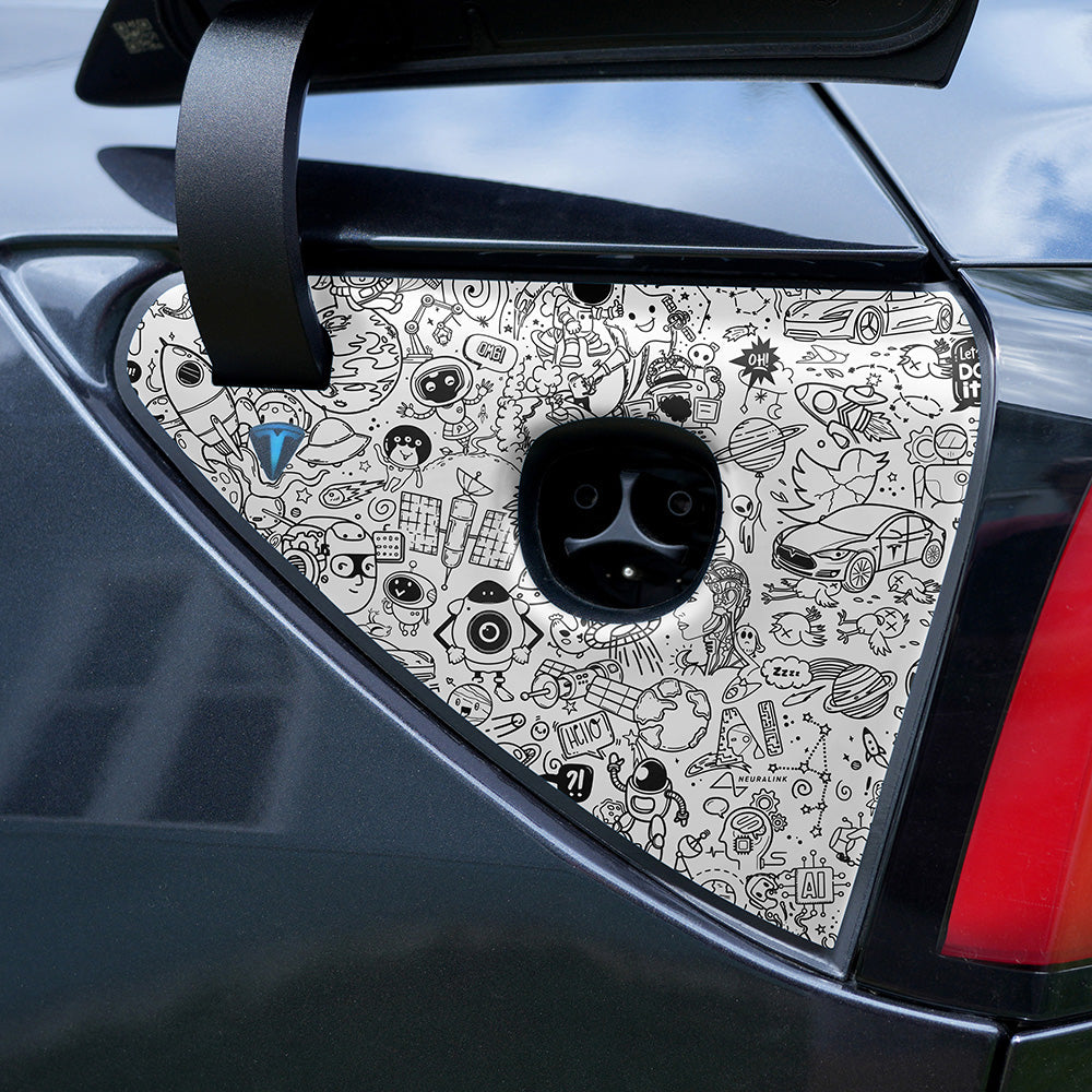 Tesla Model 3 Highland & Y Juniper Charging Port Wrap