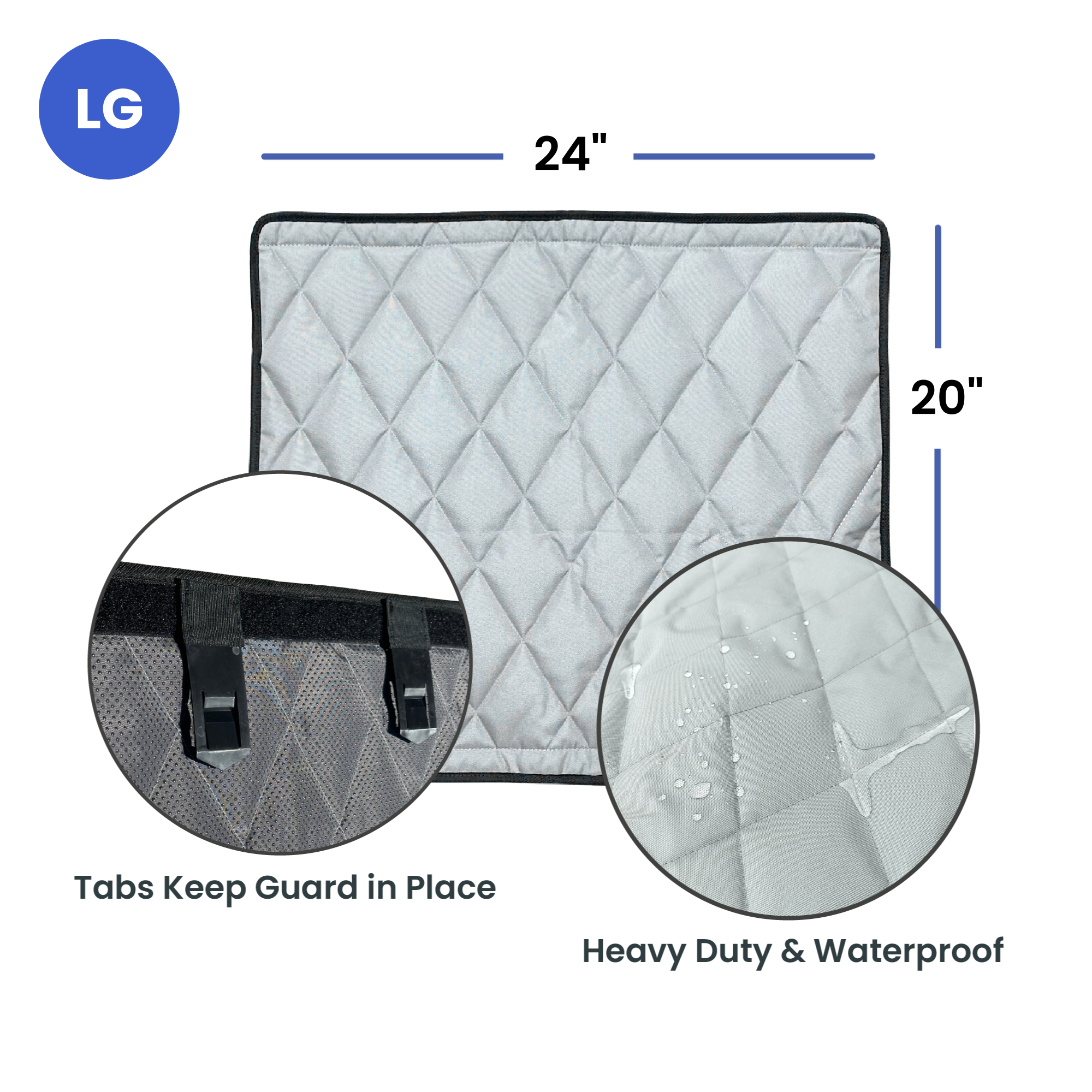 Tesla Car Door Covers That Stay In Place - Large
