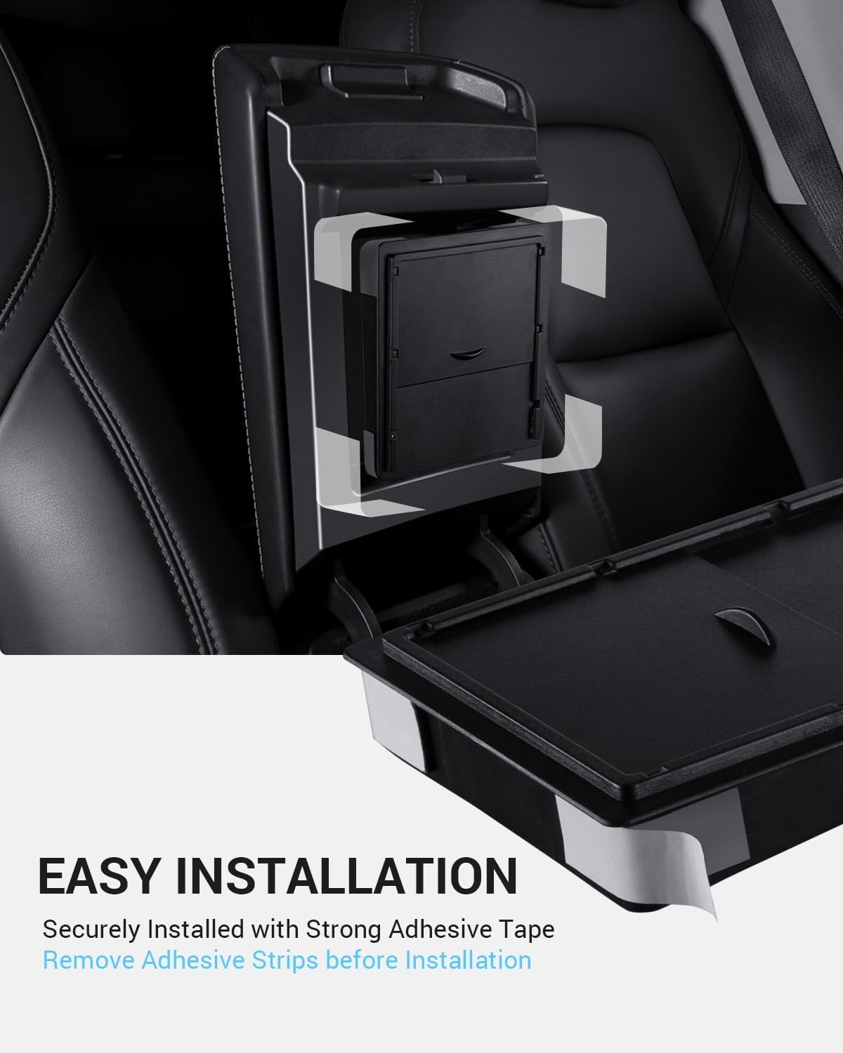 Tesla Model 3 & Y Armrest Hidden Storage Compartment (Gen 2)