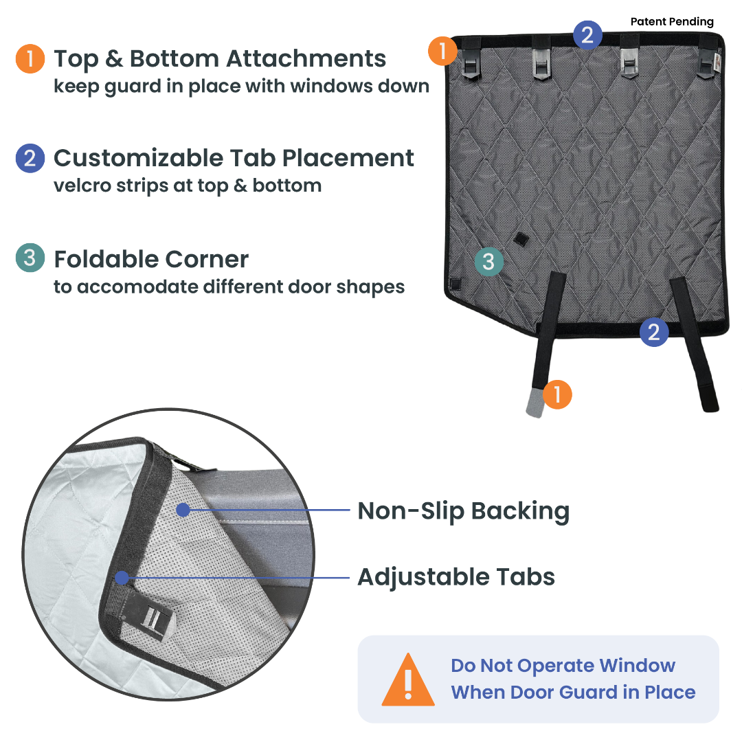 Tesla Car Door Covers That Stay In Place - Large