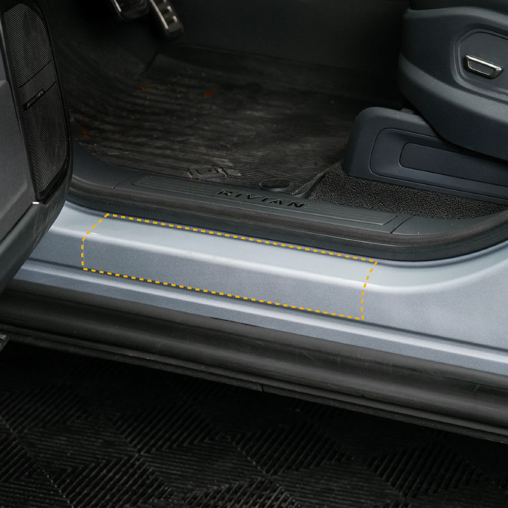 Door Sill Protection – PPF for Rivian R2